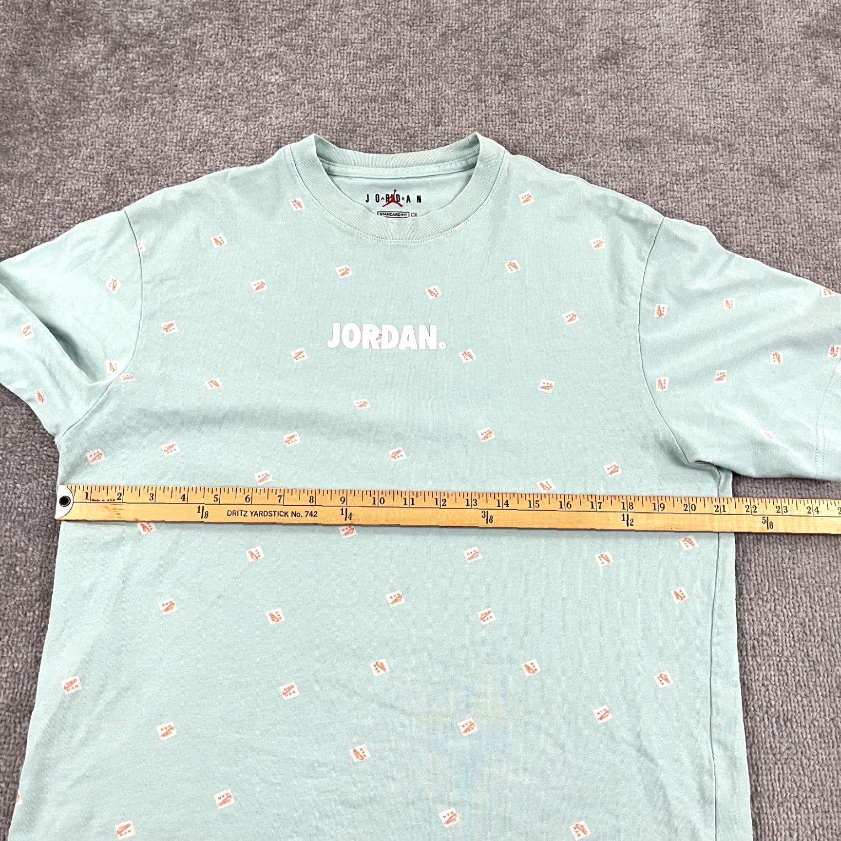 Jordan Brand Jordan Brand Shirt Mens Medium Mint Green Jumpman Athletic Hooper Workout Gym Size US M / EU 48-50 / 2 - 5 Thumbnail