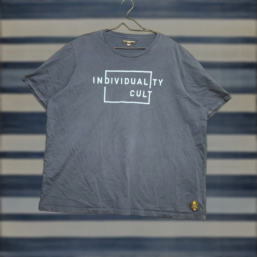 Cult Of Individuality Cult of Individuality Shirt Mens 3XL Navy Blue Short Sleeve Crew Neck Cotton Logo Classic T-Shirt Men Regular Summer Spring Fall Size US XXL / EU 58 / 5 - 1 Thumbnail