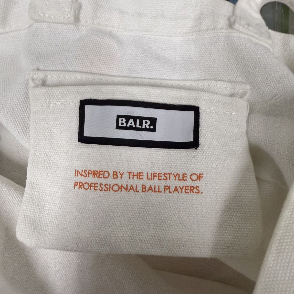Japanese Brand BALR White Daily Tote Bag Size ONE SIZE - 6 Thumbnail