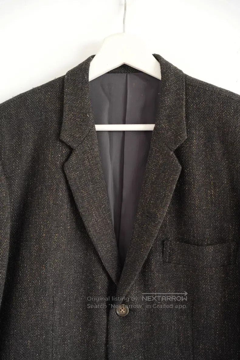 Yohji Yamamoto YOHJI YAMAMOTO Fishbone Pattern Tweed Suit Size US S / EU 44-46 / 1 - 3 Thumbnail