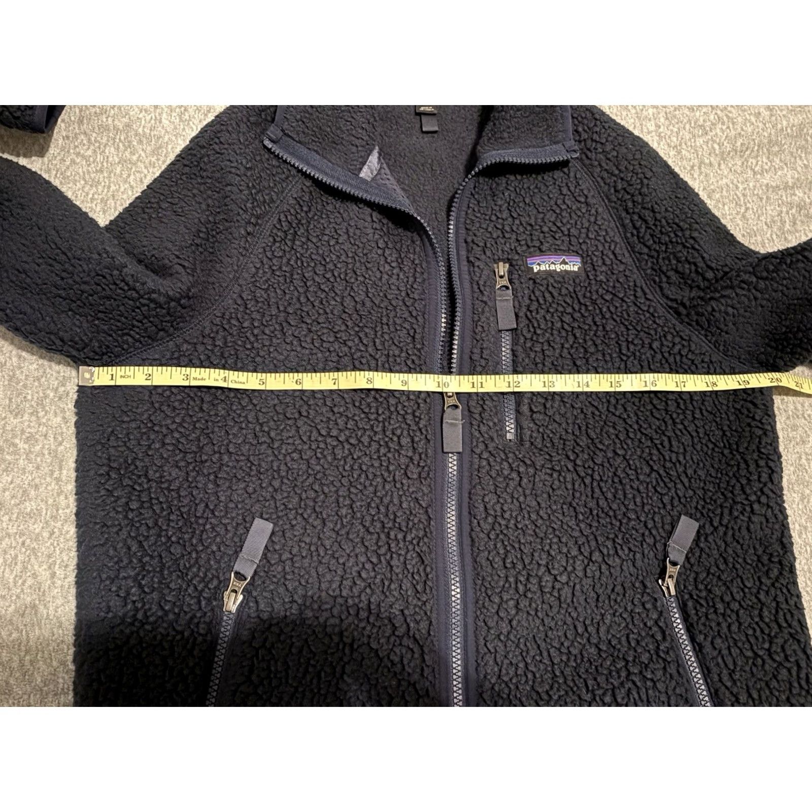 Patagonia Patagonia Jacket Fleece Sherpa Full Zip Blue Small Unisex Adults Winter 90s Retro Size US S / EU 44-46 / 1 - 5 Thumbnail