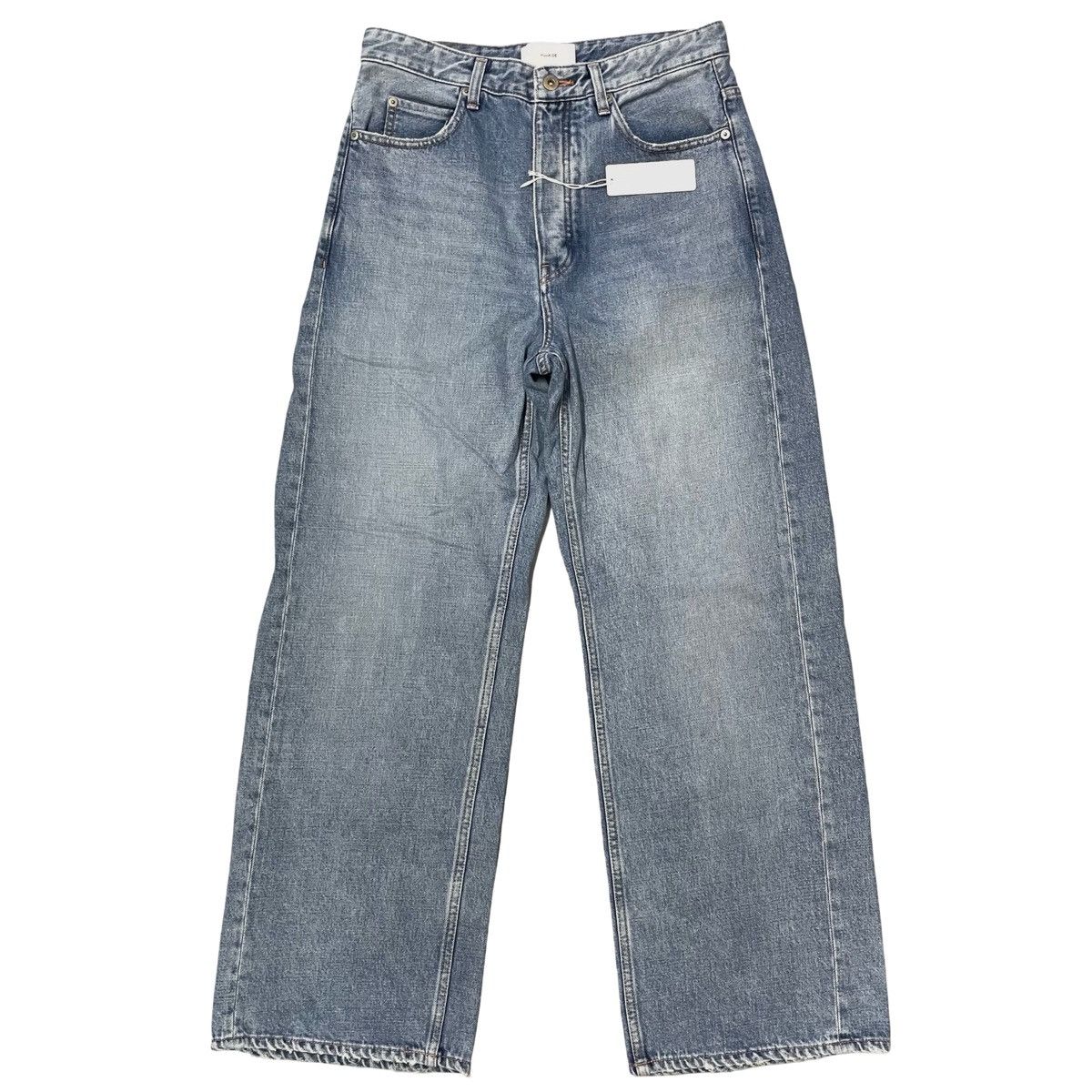 Vuja De Vuja De Steve Distressed Straight-Leg Jeans In