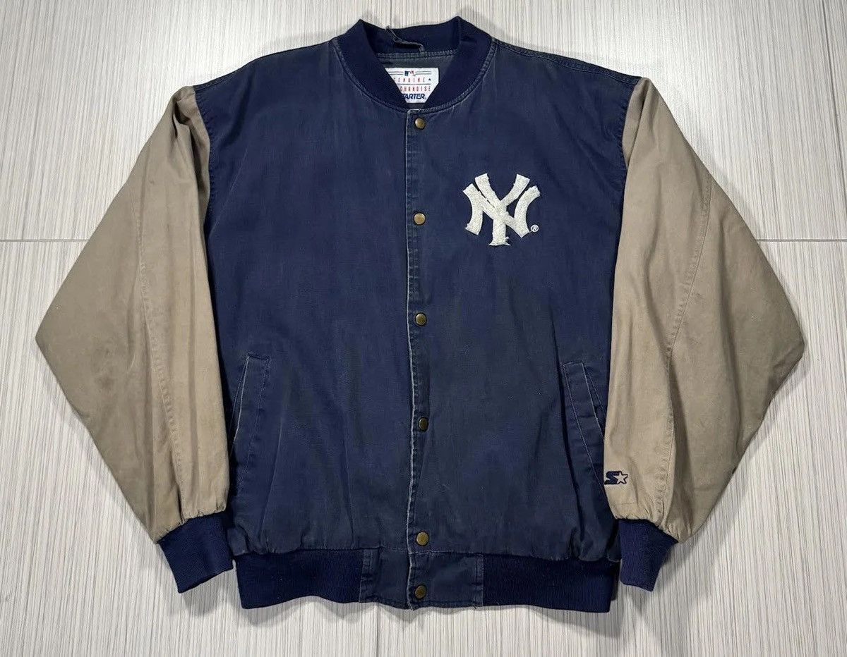 Starter Vintage Starter New York Logo Button Down Jacket (Size XL) Size US XL / EU 56 / 4 - 5 Thumbnail