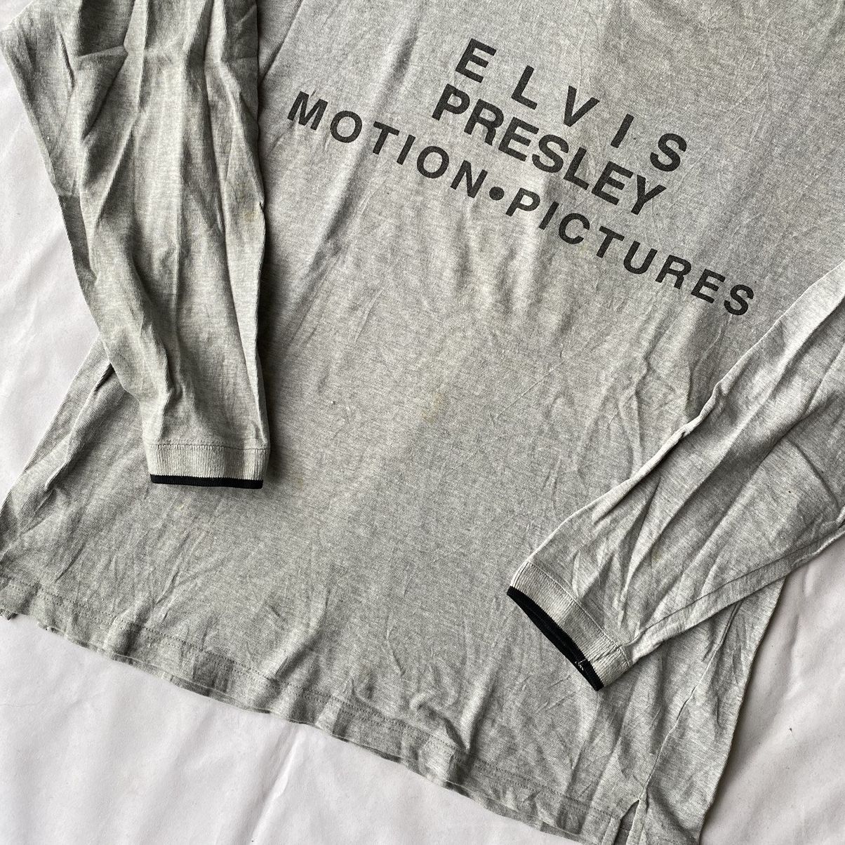 Band Tees × Vintage Vintage Official Elvis Presley Long Sleeve Tees Size US L / EU 52-54 / 3 - 5 Thumbnail