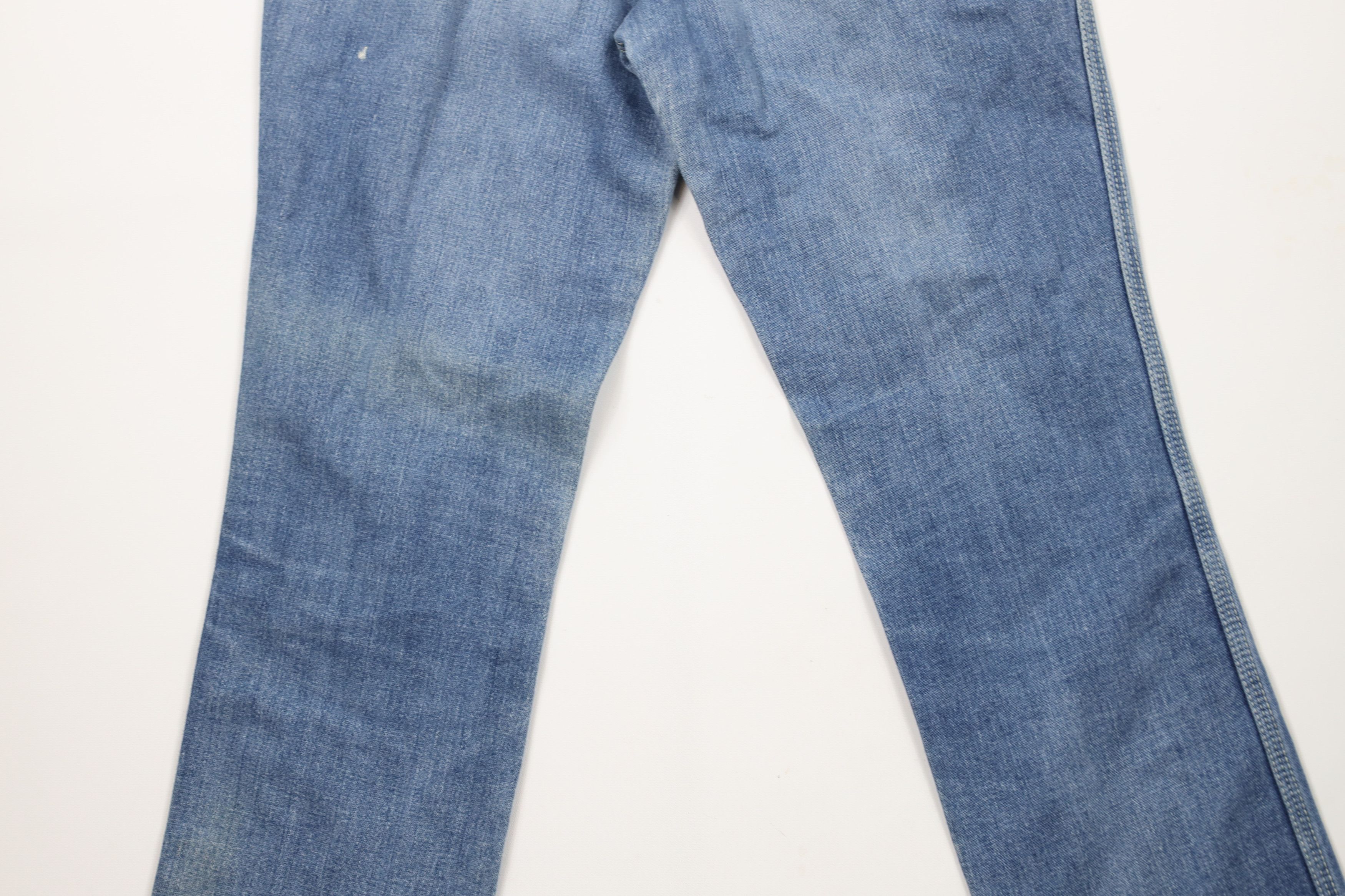 Vintage Vintage 90s Streetwear Flared Denim Jeans Blue Cotton Size 32" / US 10 / IT 46 - 13 Thumbnail