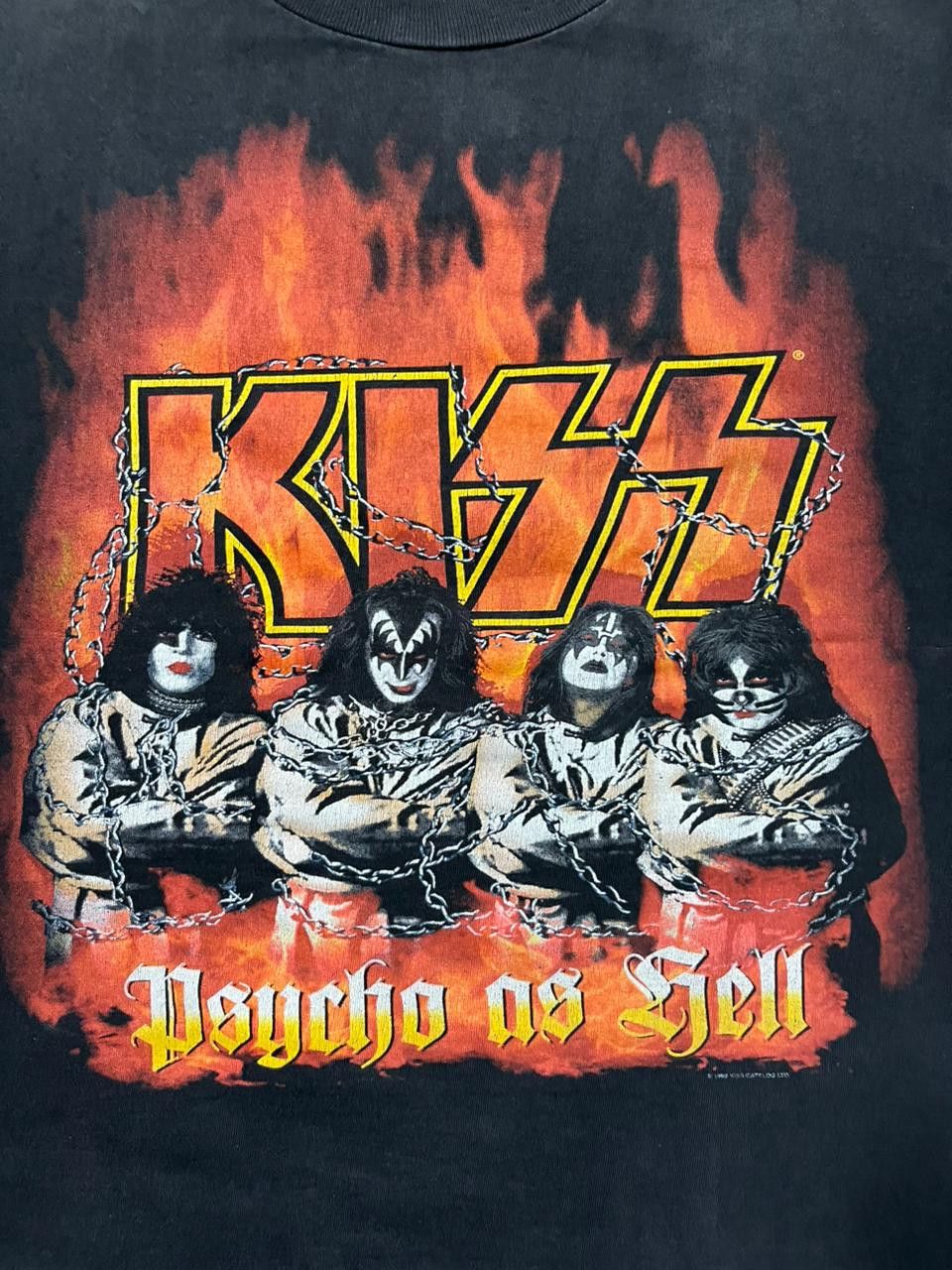 KISS Vintage Kiss Psccho As Hell Size US L / EU 52-54 / 3 - 2 Thumbnail