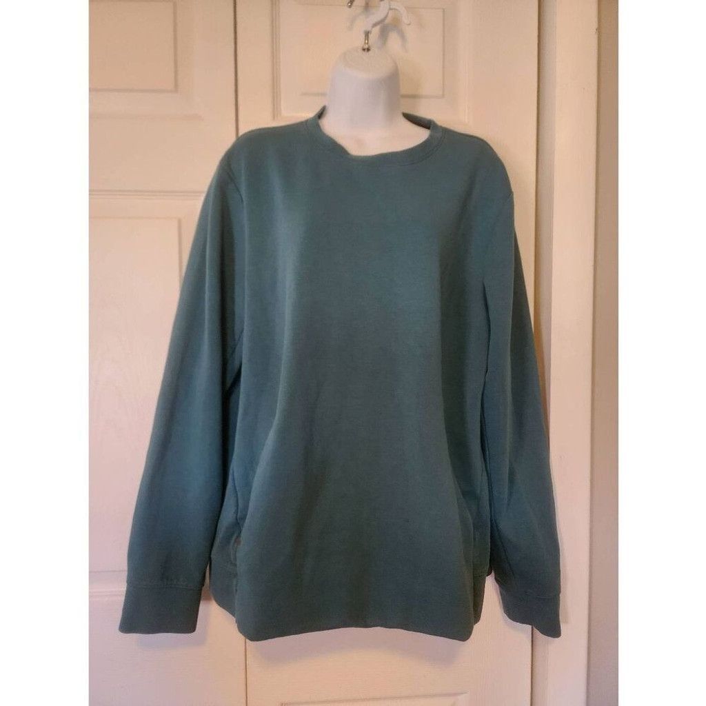 Old Navy Old Navy Teal Sweatshirt Size L / US 10 / IT 46 - 1 Thumbnail