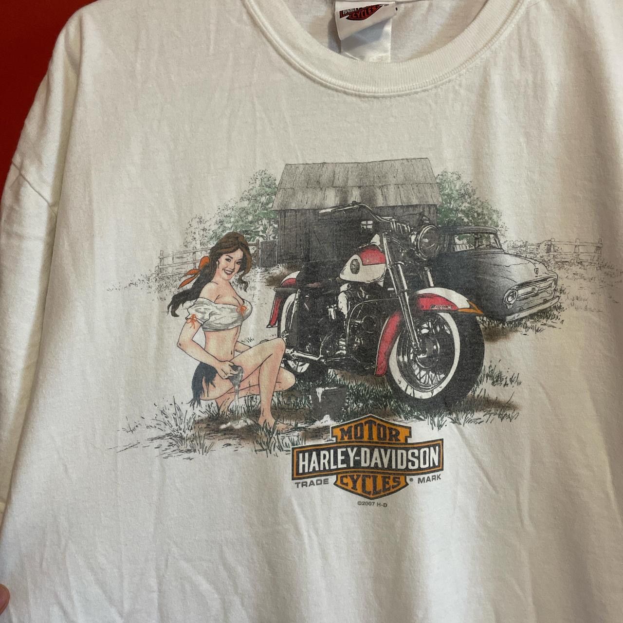 Harley Davidson × Vintage crazy 2007 harley davidson tee Size US XL / EU 56 / 4 - 1 Thumbnail