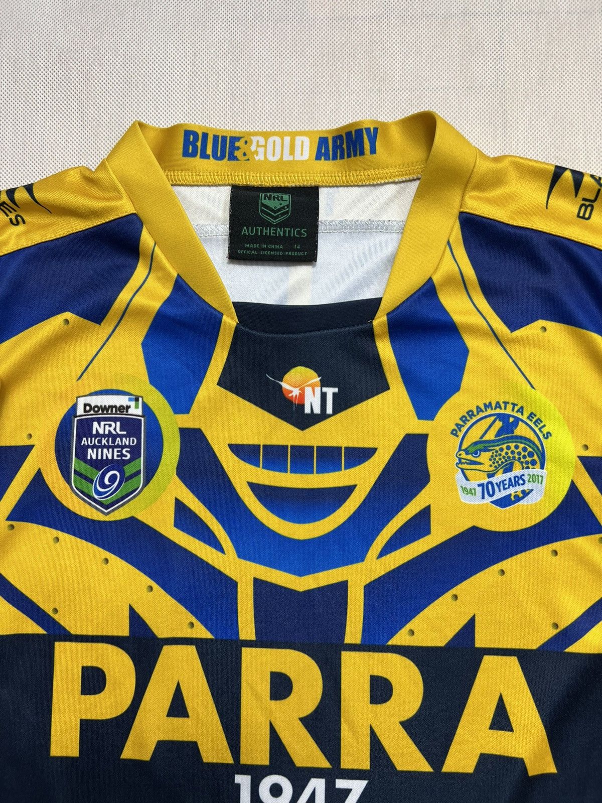 Vintage Players Game Issue 2017 Parramatta Eels Nines Jersey Nsw O Size US S / EU 44-46 / 1 - 2 Thumbnail