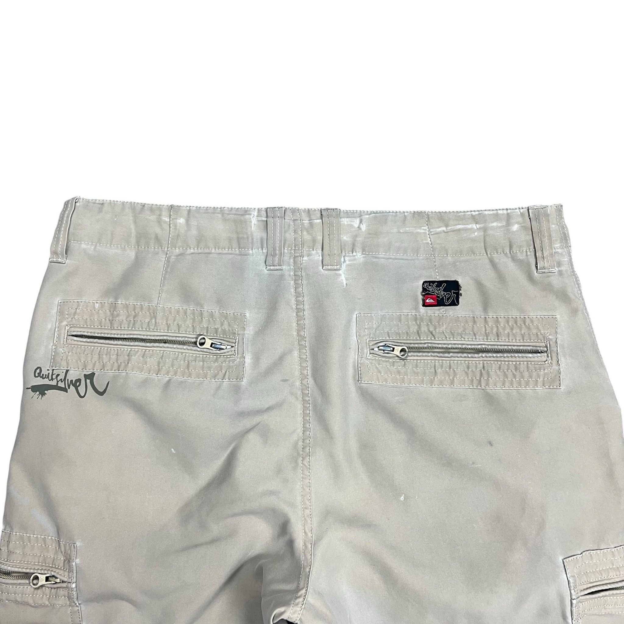Quicksilver Vintage Y2K Quiksilver Cargo Surf Shorts - 34” Size US 34 / EU 50 - 7 Thumbnail