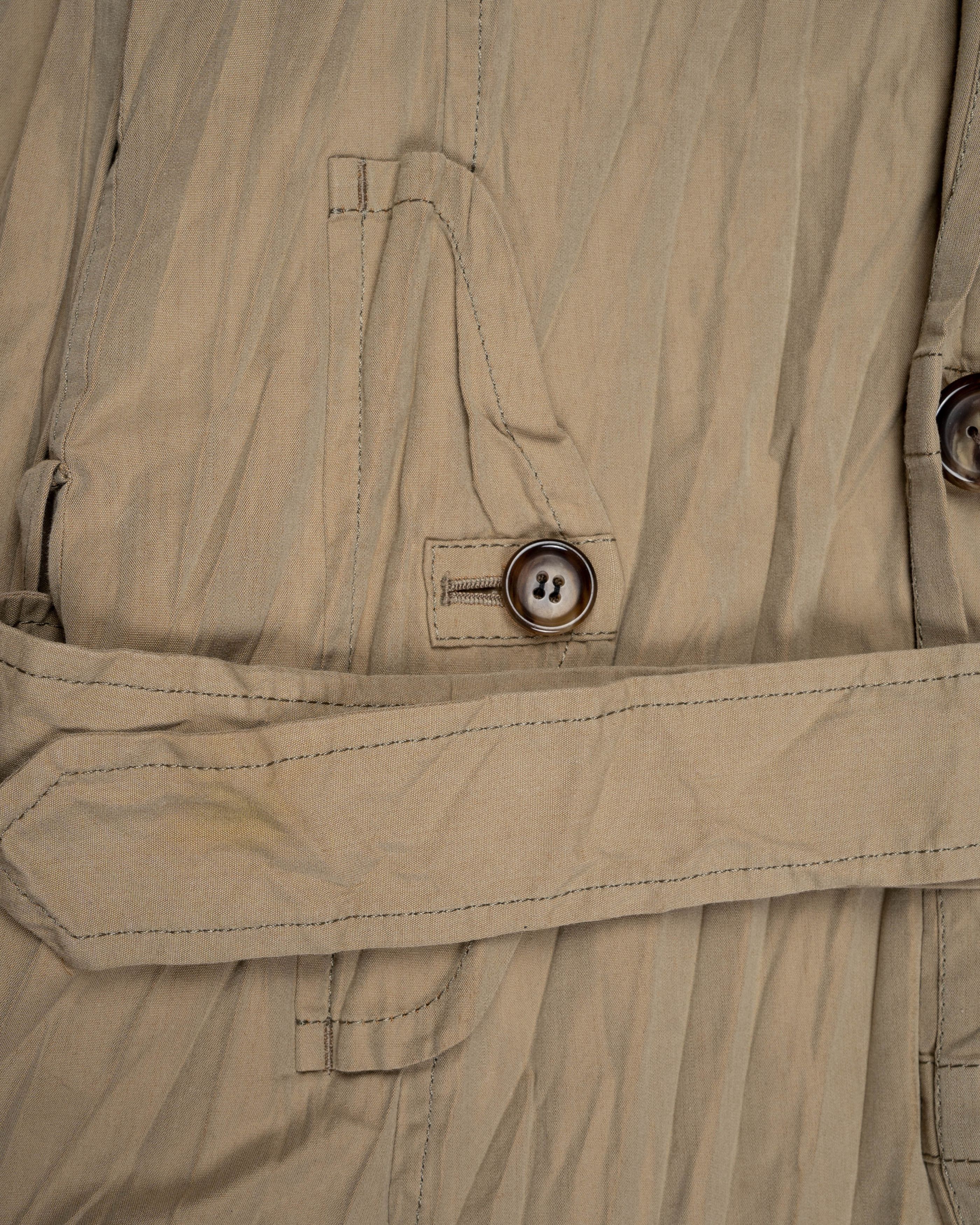 Comme des Garcons Junya Watanabe Pleated Double Breasted Trench Coat Size L / US 10 / IT 46 - 5 Thumbnail