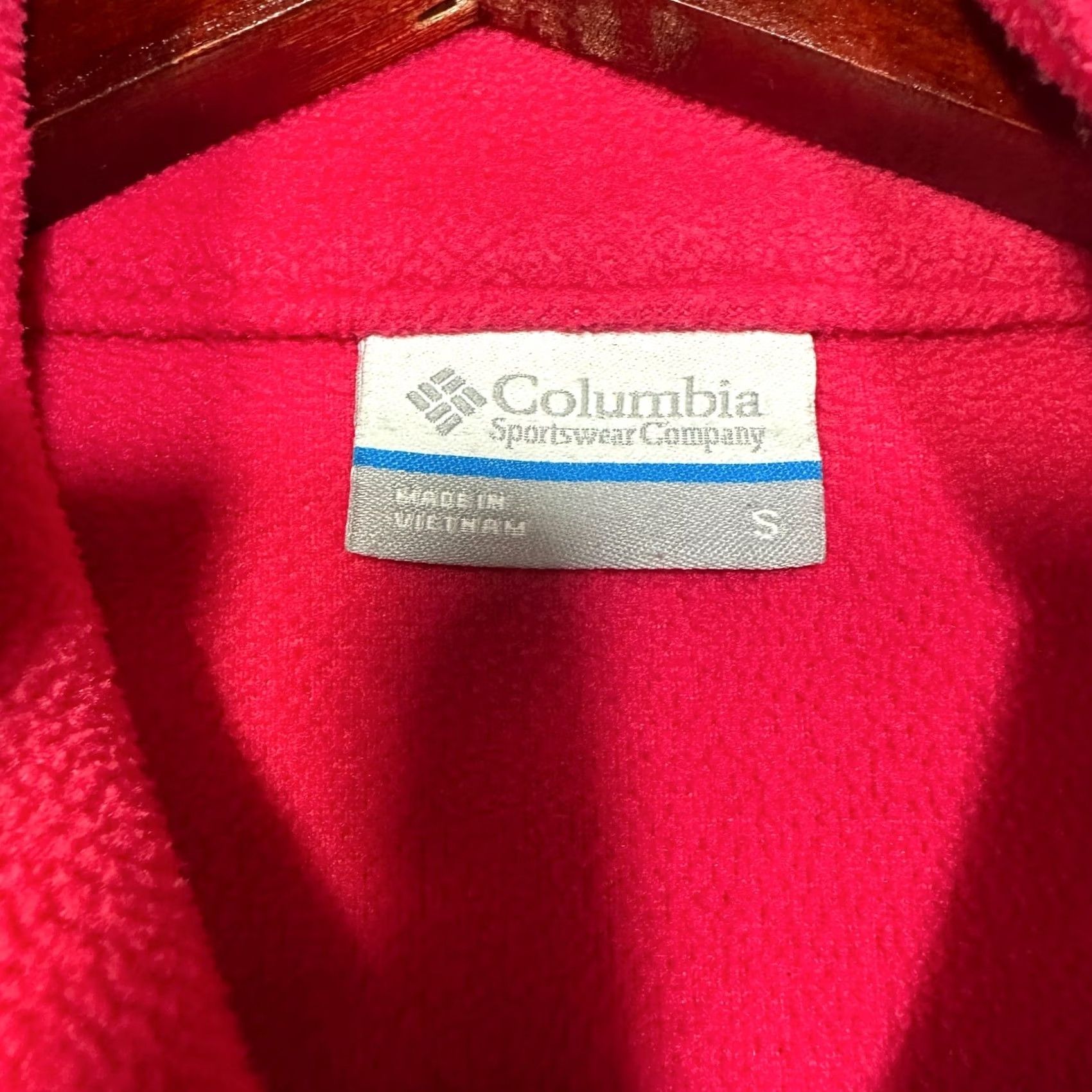 Logo 7 Columbia Jacket Womens Small Pink Fleece Full Zip Pockets Logo Size S / US 4 / IT 40 - 5 Thumbnail