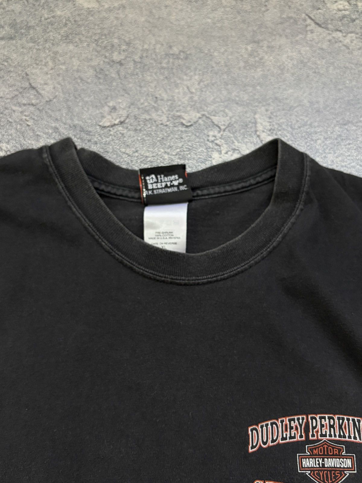 Harley Davidson Vtg 1999 Harley Davidson Dudley Perkins SF T-Shirt USA XL Size US XL / EU 56 / 4 - 6 Thumbnail