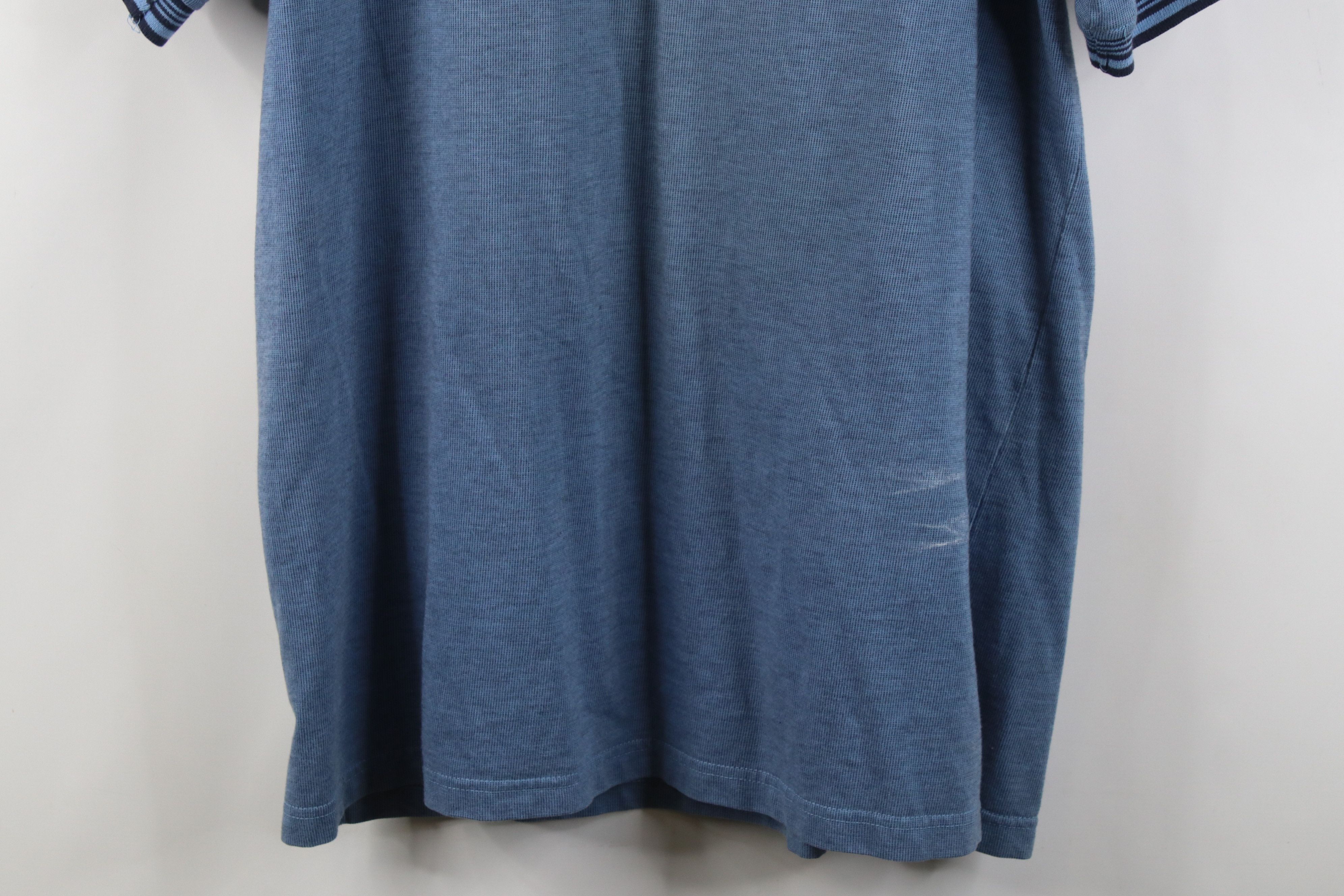 Vintage Vintage 90s Streetwear Knit Collared Golf Polo Shirt Blue Size US XL / EU 56 / 4 - 13 Thumbnail