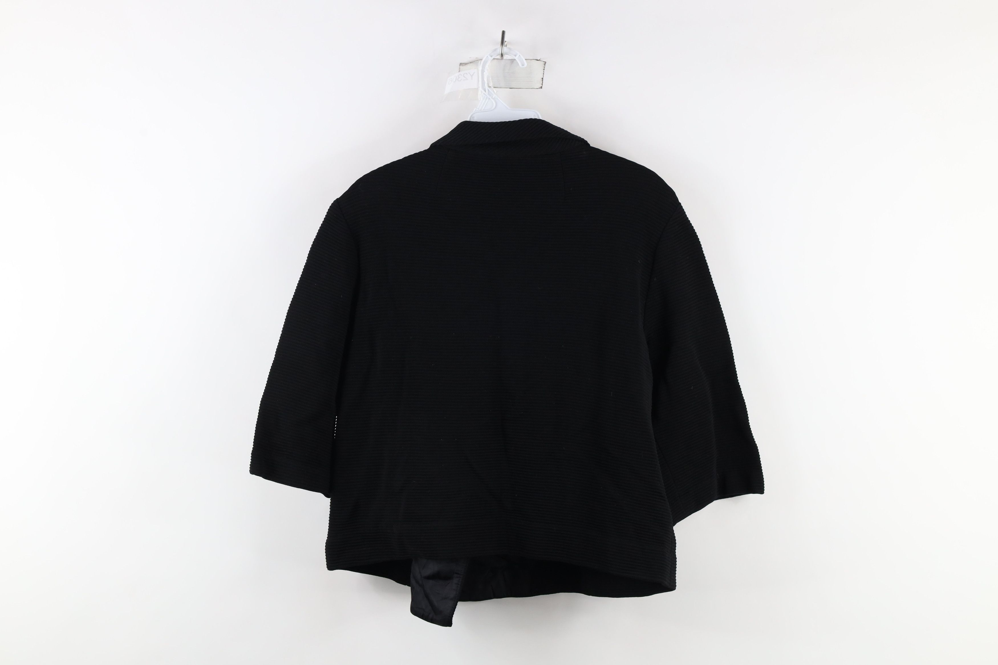 Vintage Vintage 50s 60s Streetwear Asymmetrical Ribbed Blazer Jacket Size XXL / US 16-18 / IT 52-54 - 9 Thumbnail