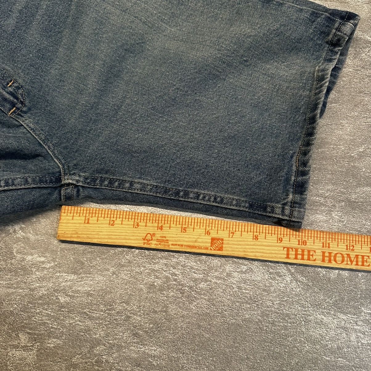 Vintage × Wrangler Vintage Wrangler Jorts Denim Shorts Mid Blue Baggy Relaxed Size US 34 / EU 50 - 8 Thumbnail