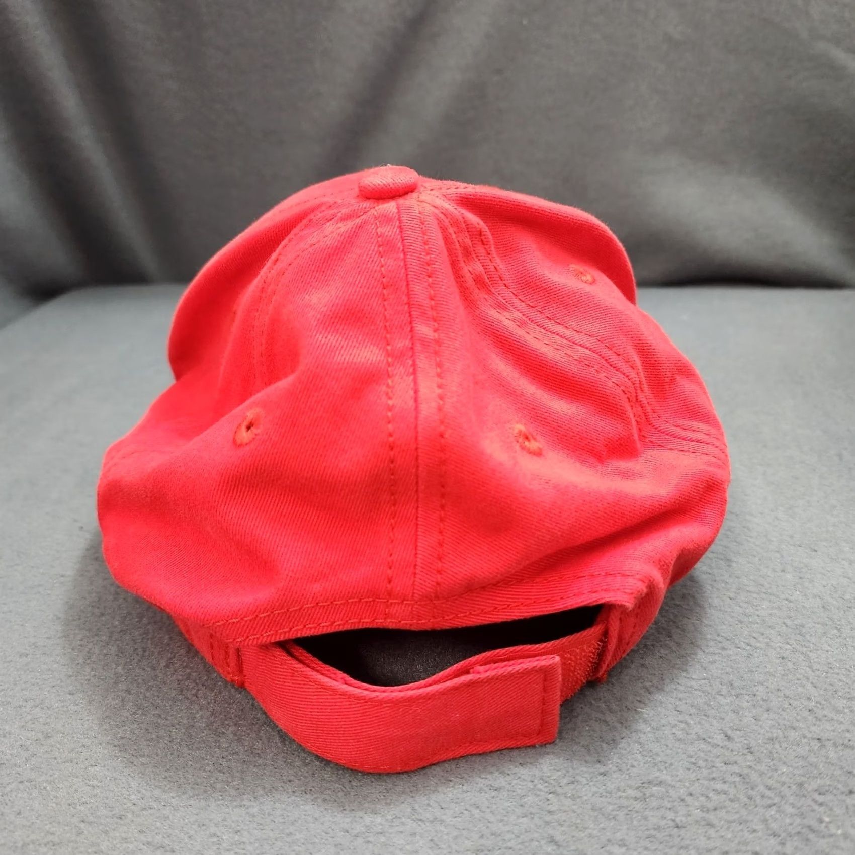 NASCAR Team Penske Hat Red Strapback Cap NASCAR Racing Adjustable Embroidered Logo Mens One Size Red Baseball Cap Size ONE SIZE - 4 Thumbnail