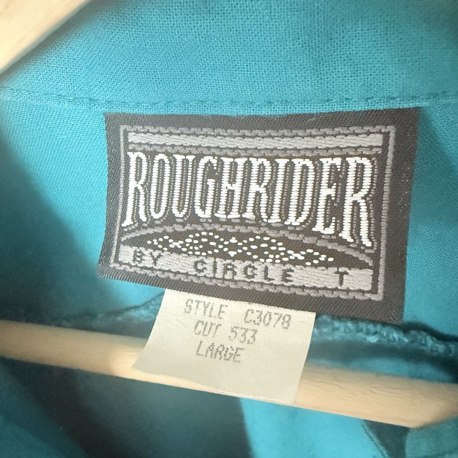 Other VTG Rough Rider Circle Blouse 90’s Rodeo Westerncore Concho Size L / US 10 / IT 46 - 3 Thumbnail
