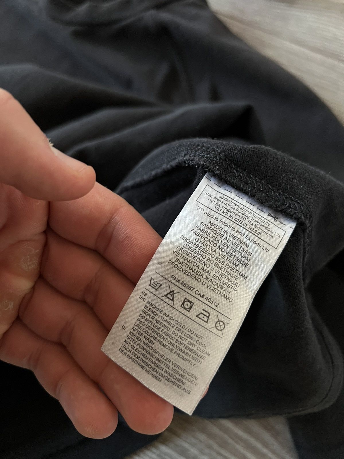 Adidas Rare Adidas EQT Style Big Logo Hard Cotton Active Men’s Tee Size US M / EU 48-50 / 2 - 16 Thumbnail