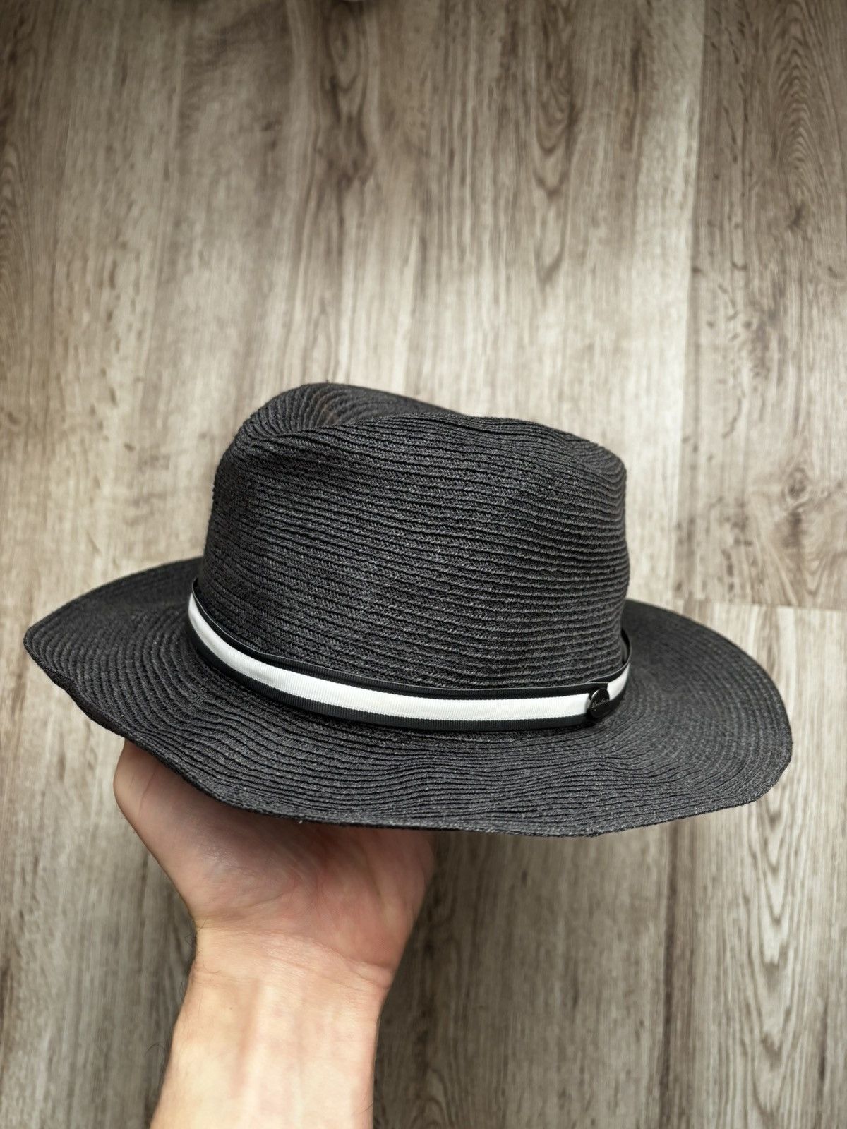 Borsalino Borsalino Fedora Hat 100% Hemp Canapa Made in Italy Size 57 Size ONE SIZE - 1 Thumbnail