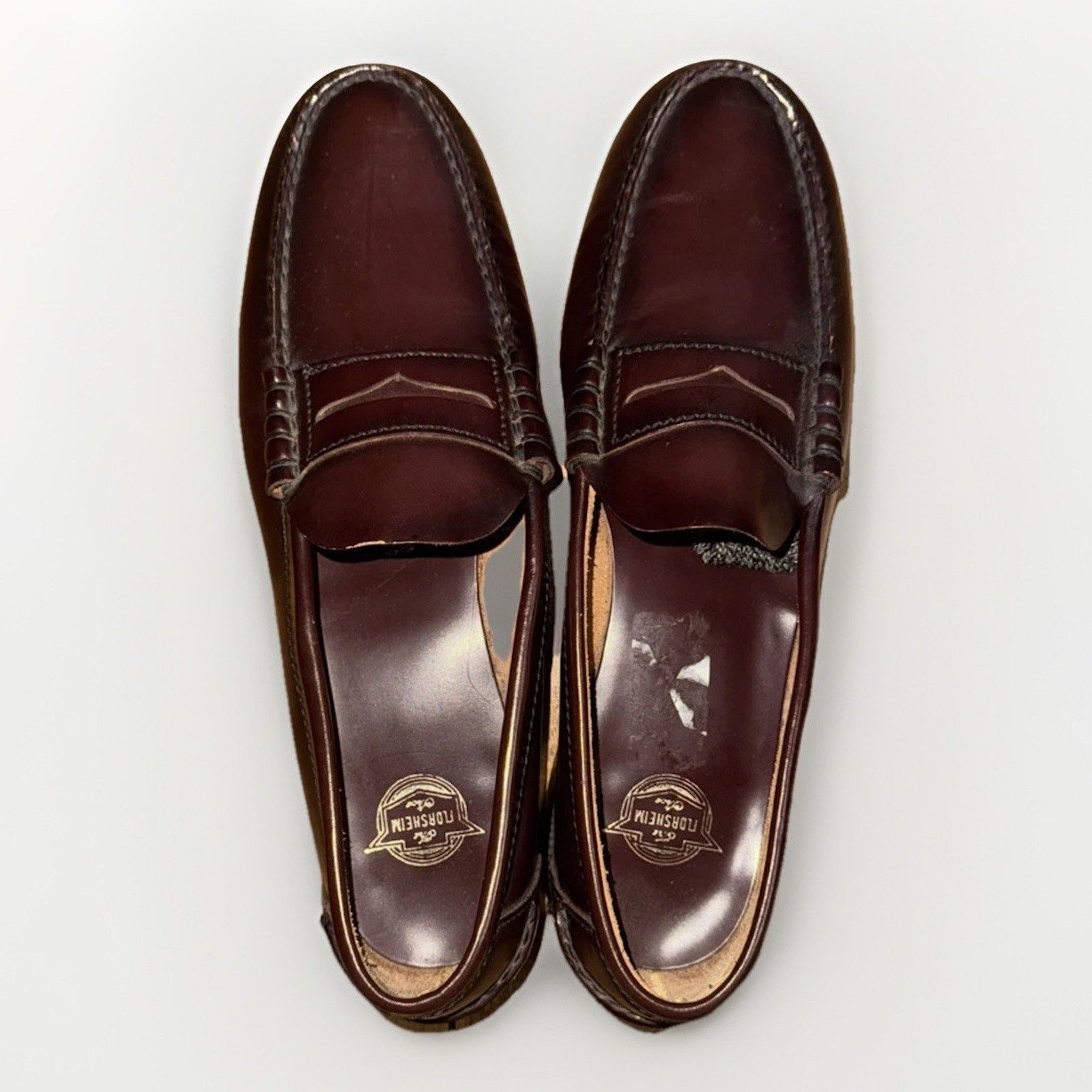 Florsheim Leather Florsheim Penny Loafers 10 C US Brown Leather Shoes Size US 10 / EU 43 - 3 Thumbnail