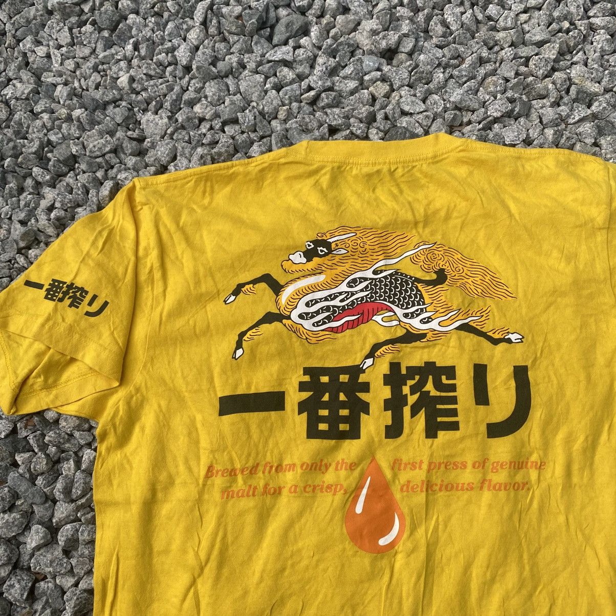 Japanese Brand Rare KIRIN ICHIBAN Iconic Japan Beer tee Size US L / EU 52-54 / 3 - 2 Thumbnail