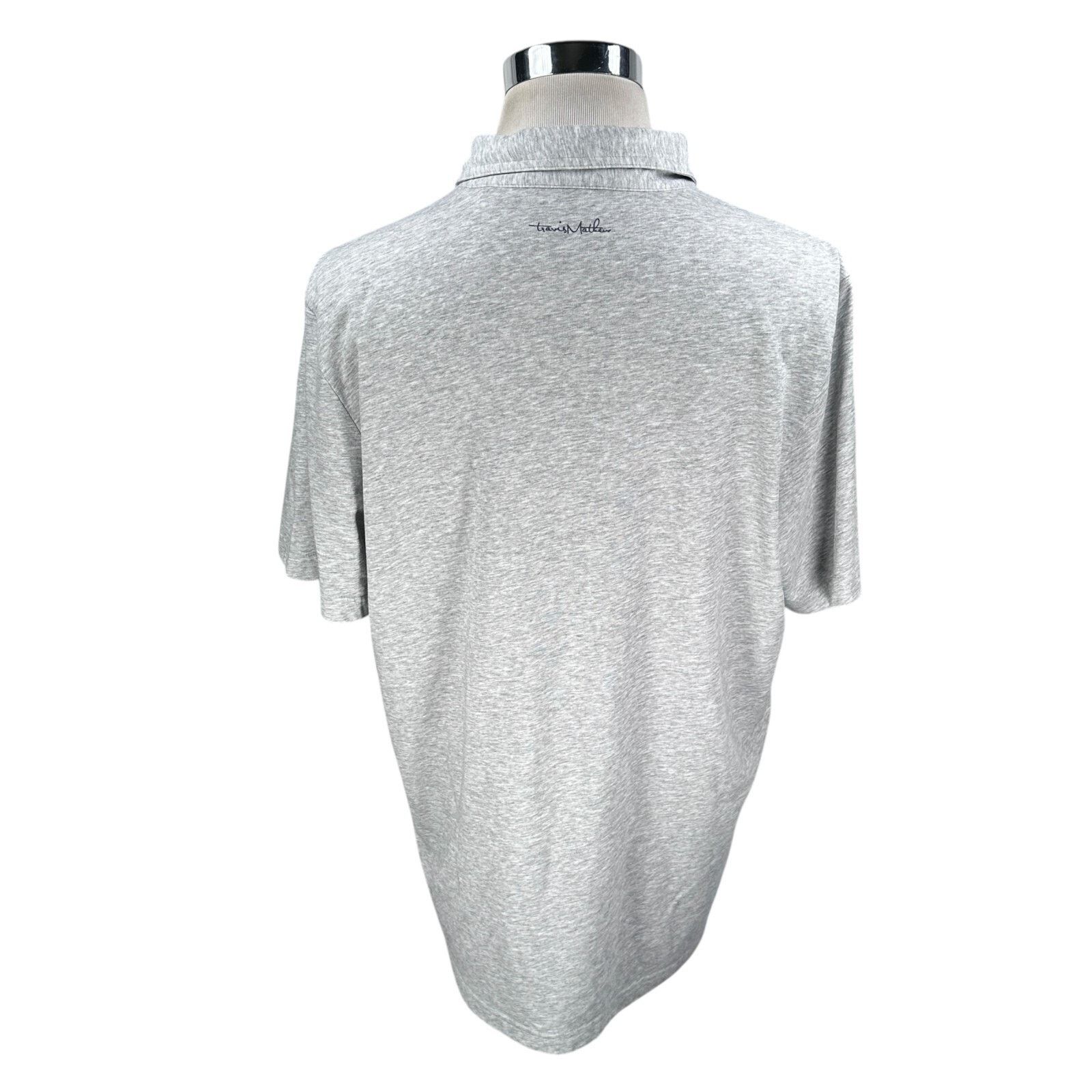 TravisMathew Travis Mathew Make Camp Golf Polo Shirt Men's 2XL XXL Gray Size US XXL / EU 58 / 5 - 5 Thumbnail