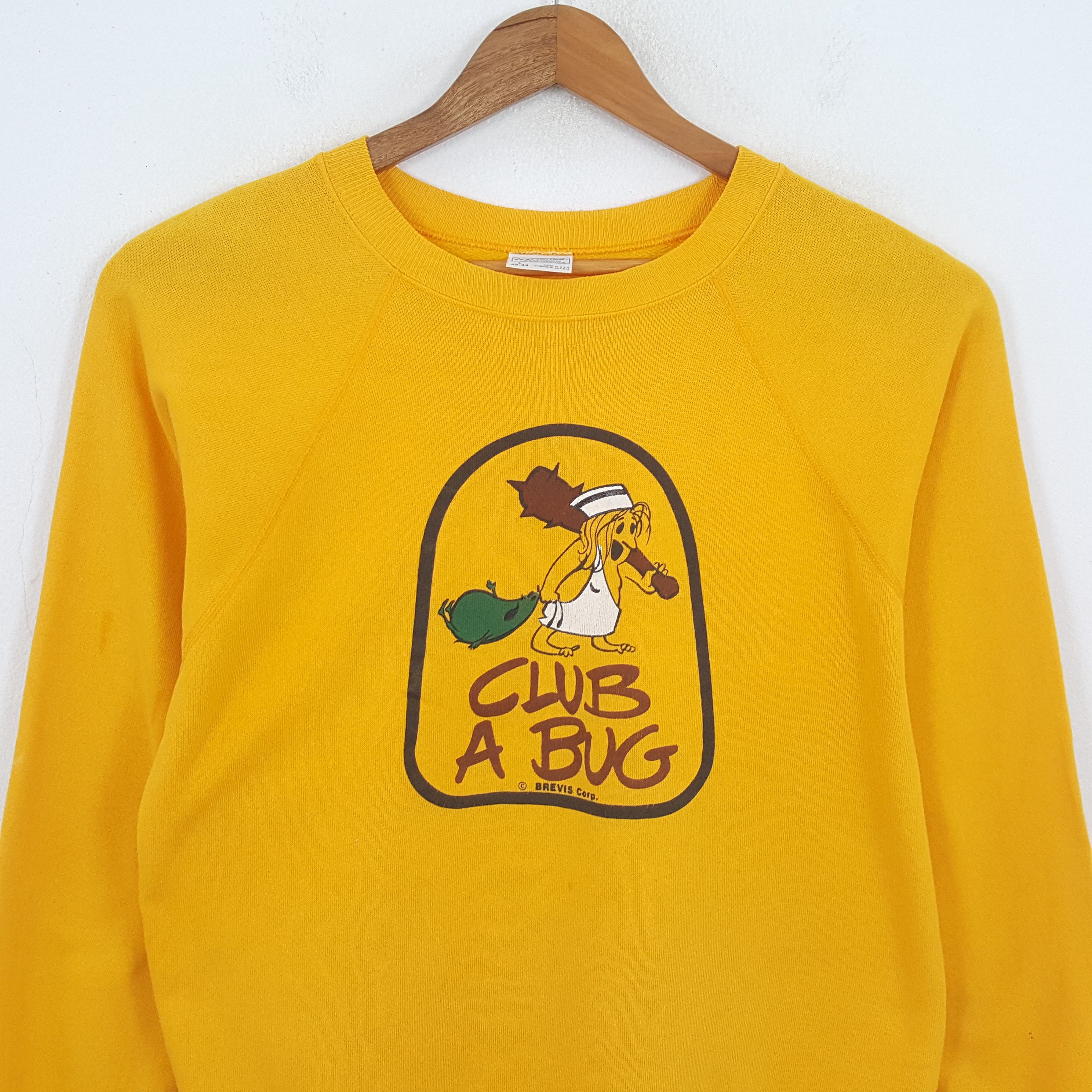 Cartoon Network × Vintage Vintage CLUB A BUG American Streetwear Style Sweatshirt Size US M / EU 48-50 / 2 - 2 Thumbnail