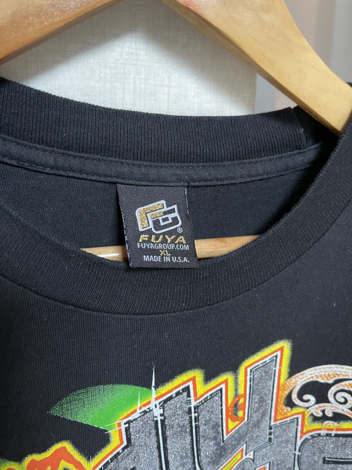 Vintage FUYA deadly threats t shirt y2k Size US XL / EU 56 / 4 - 3 Thumbnail