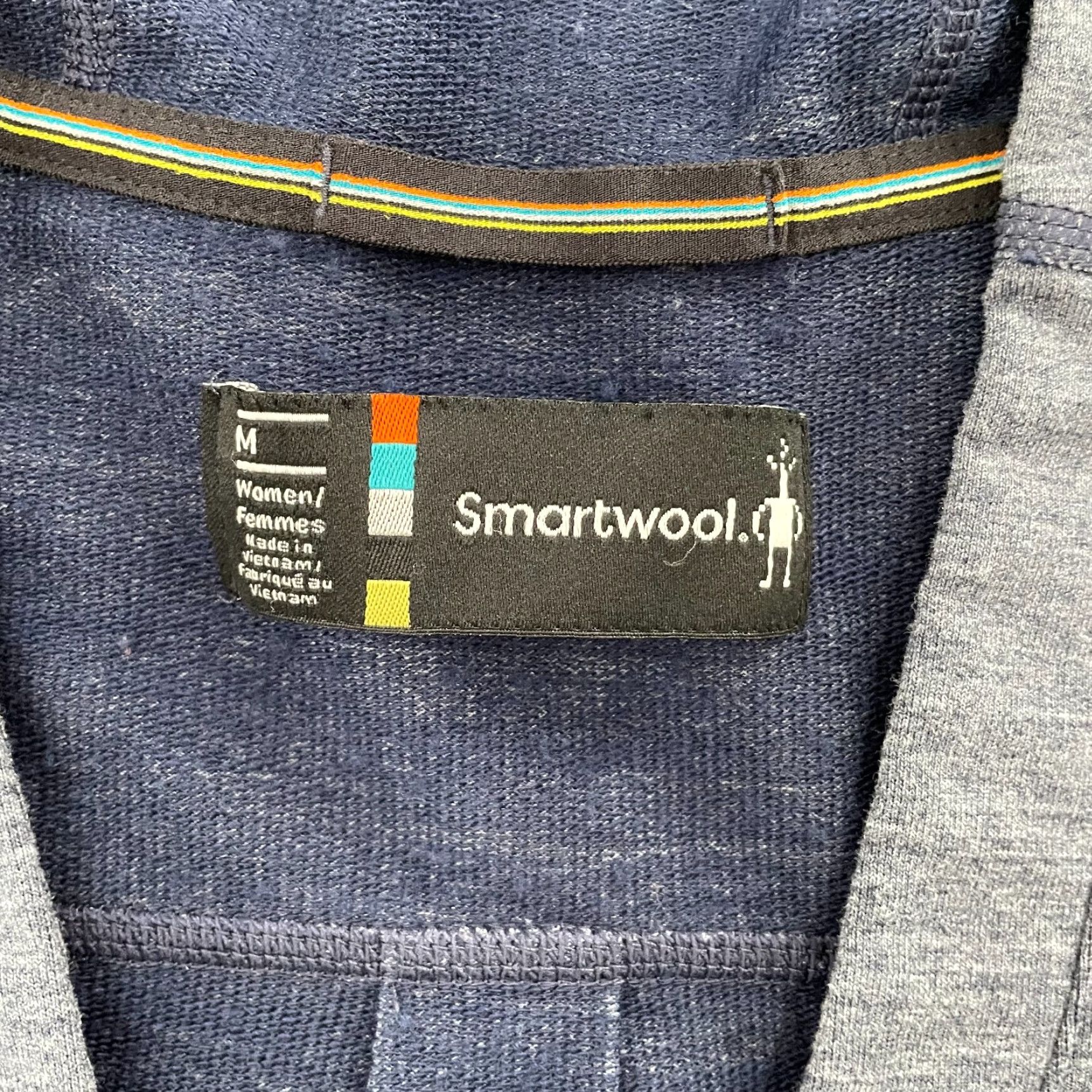 Smartwool VINTAGE Smartwool Hoodie Sweater Womens Medium Blue Short Sleeve Pullover Activewear Casual Outdoor Ladies M Size M / US 6-8 / IT 42-44 - 6 Thumbnail