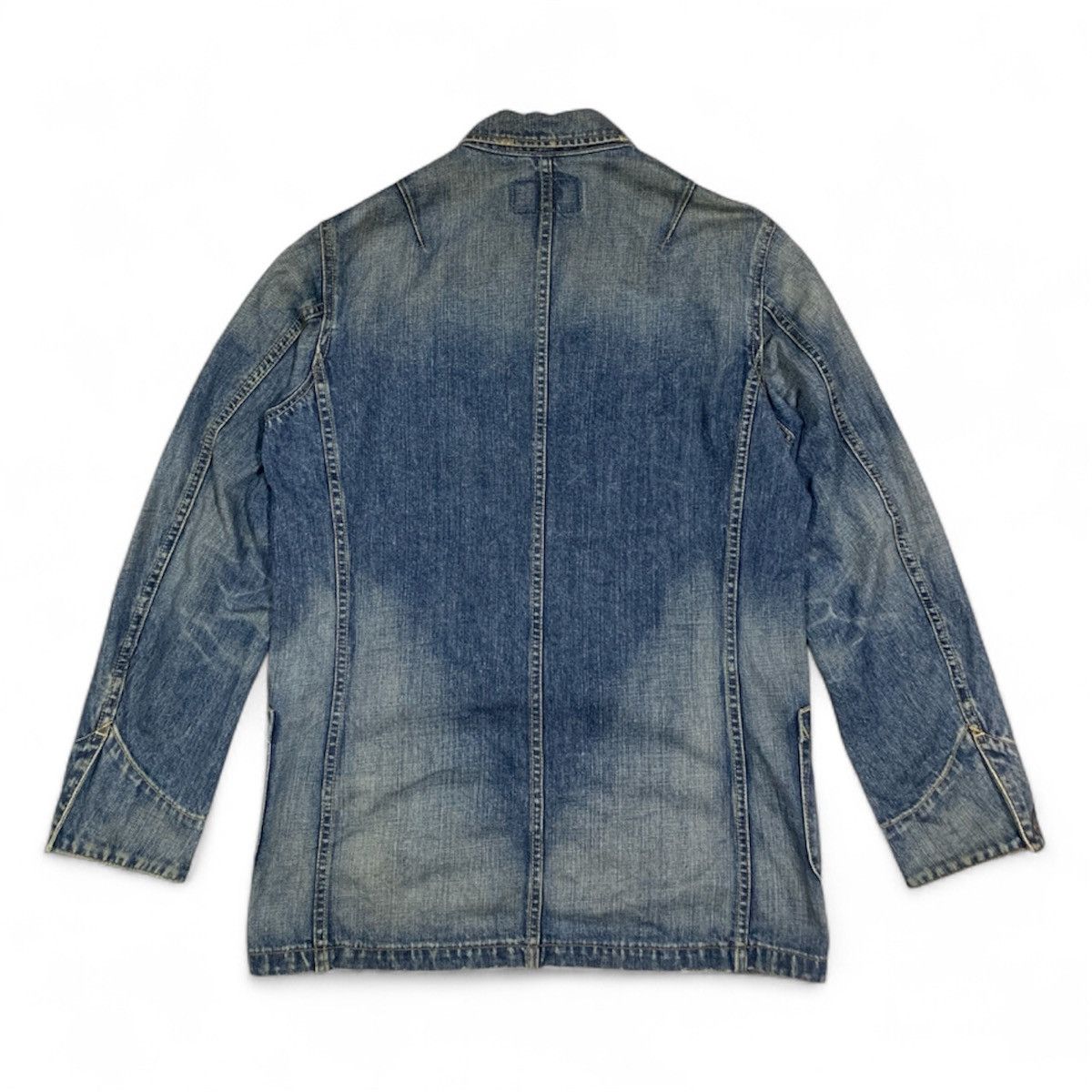 Levi's Vintage Clothing Vintage Levi's 70802 Washed Chore Coverall Denim Work Jacket Size US M / EU 48-50 / 2 - 5 Thumbnail