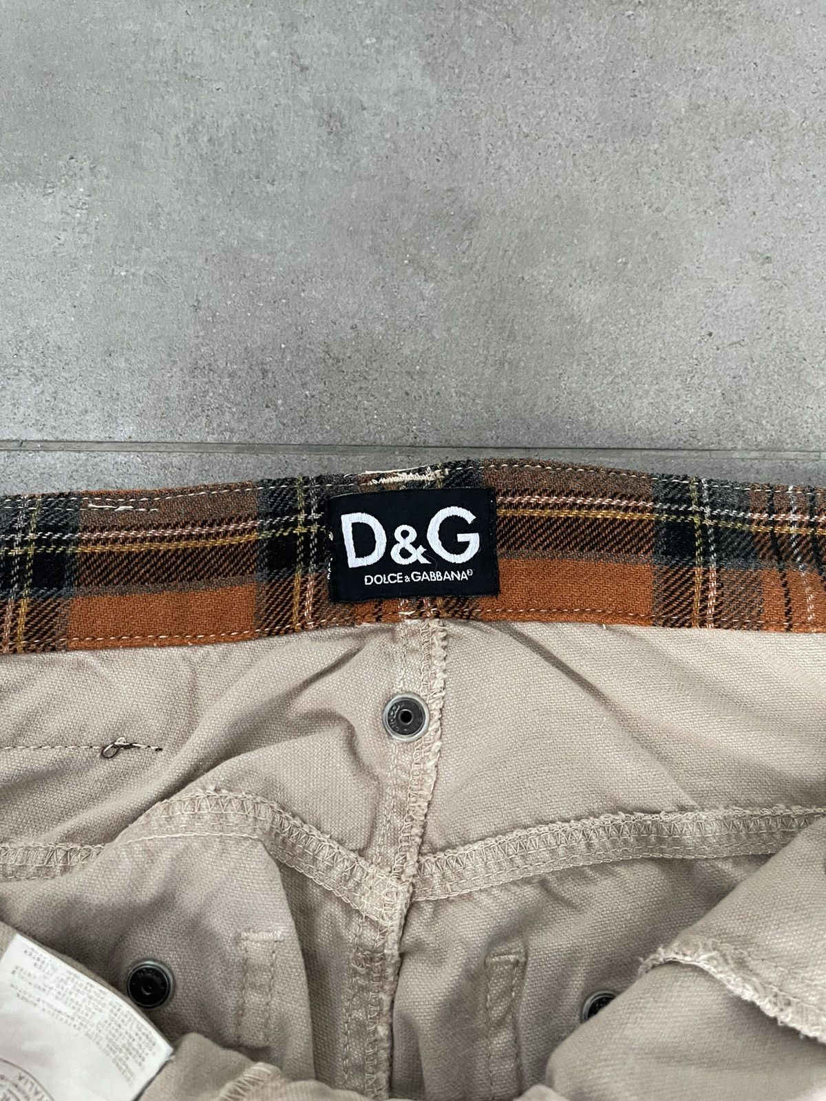 Dolce & Gabbana AW03 Archive Dolce & Gabbana Cargo Beige Pants Size US 34 / EU 50 - 24 Thumbnail