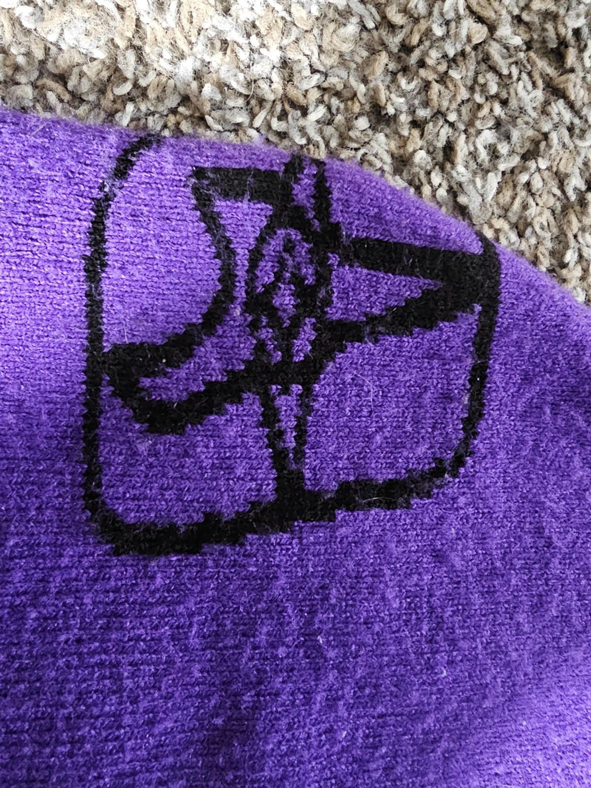 The Unbranded Brand Purple Winter Beanie Hat Alien Dog Sword Size ONE SIZE - 3 Thumbnail