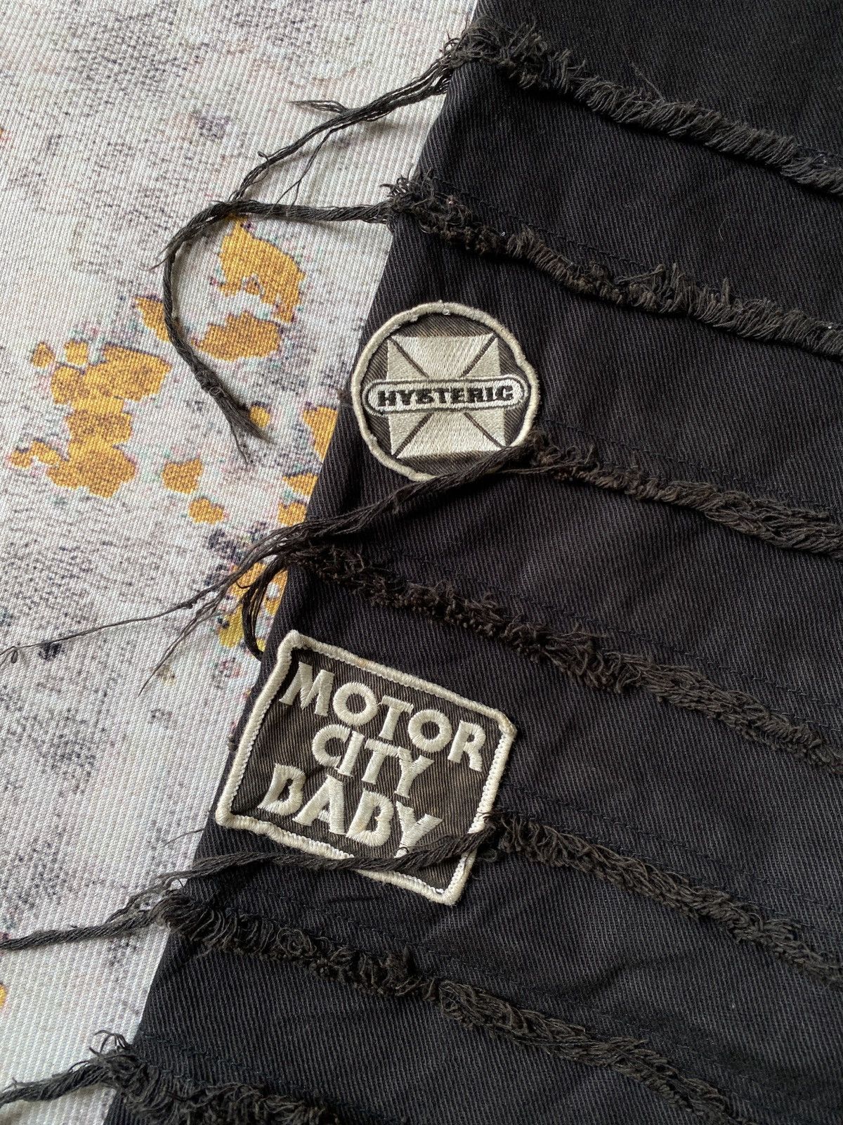 Hysteric Glamour 90’s Hysteric Glamour Black Crust Hagi Patches Denim Size US 32 / EU 48 - 7 Thumbnail