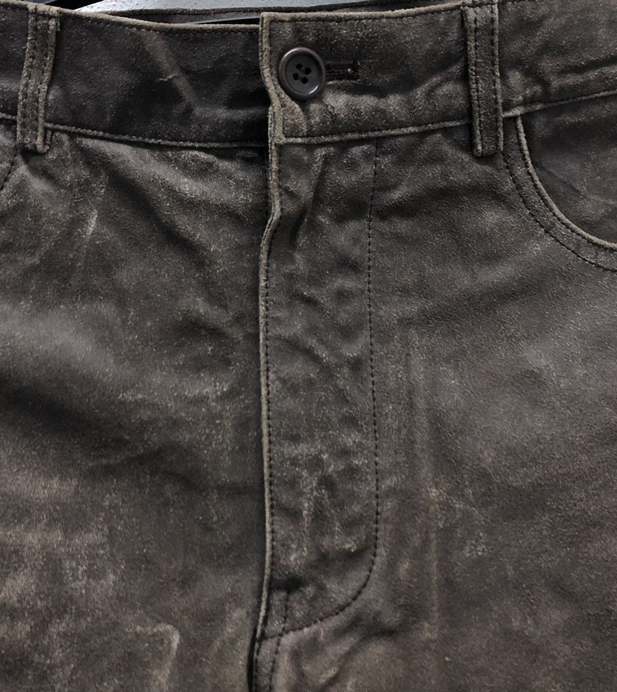 Katharine Hamnett London Vintage Katharine Hamnett London Composition Cow Skin Pants Size US 32 / EU 48 - 15 Thumbnail