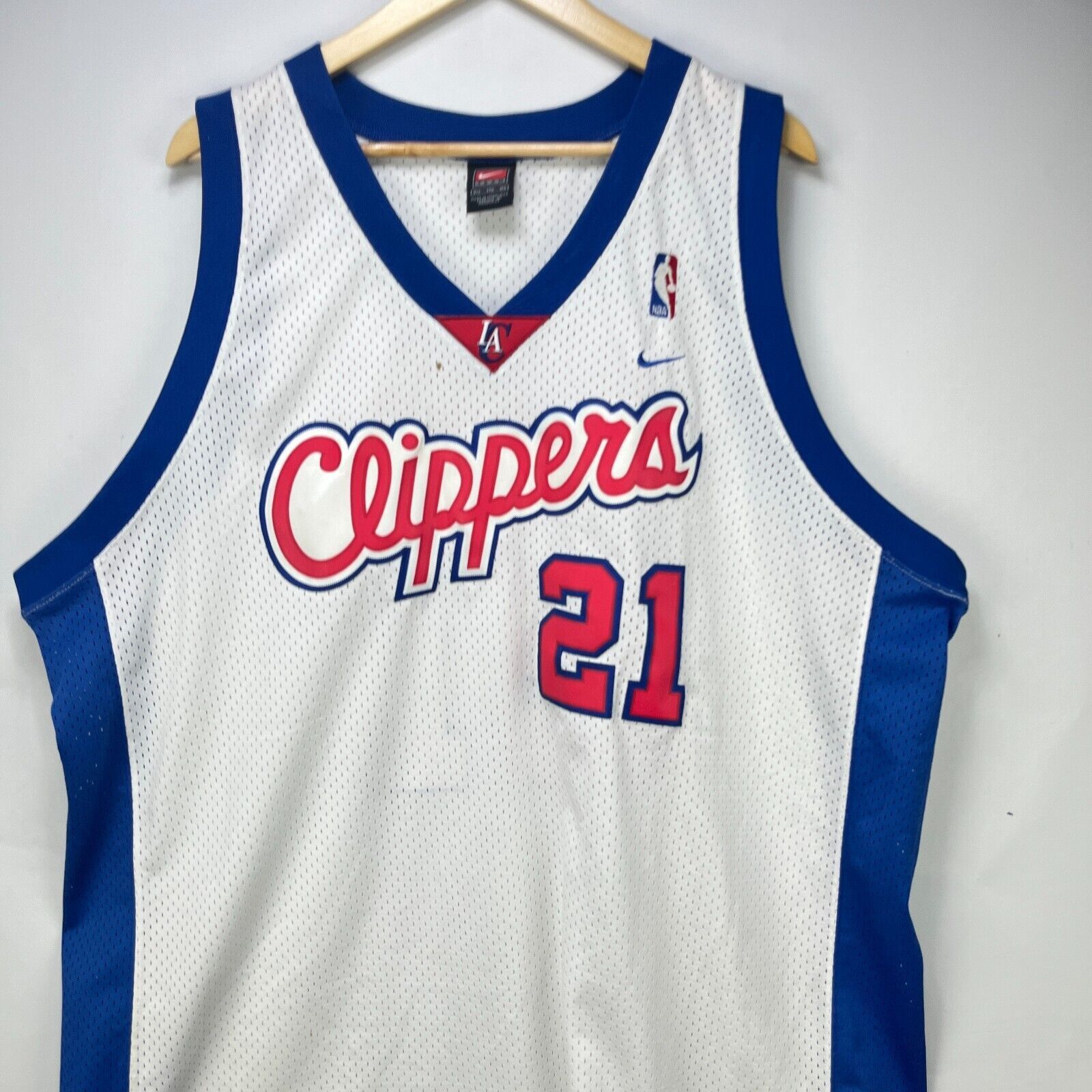 Nike × Vintage Vintage Los Angeles Clippers DariusMiles Nike 3XL Signed NBA Size US XXL / EU 58 / 5 - 2 Thumbnail