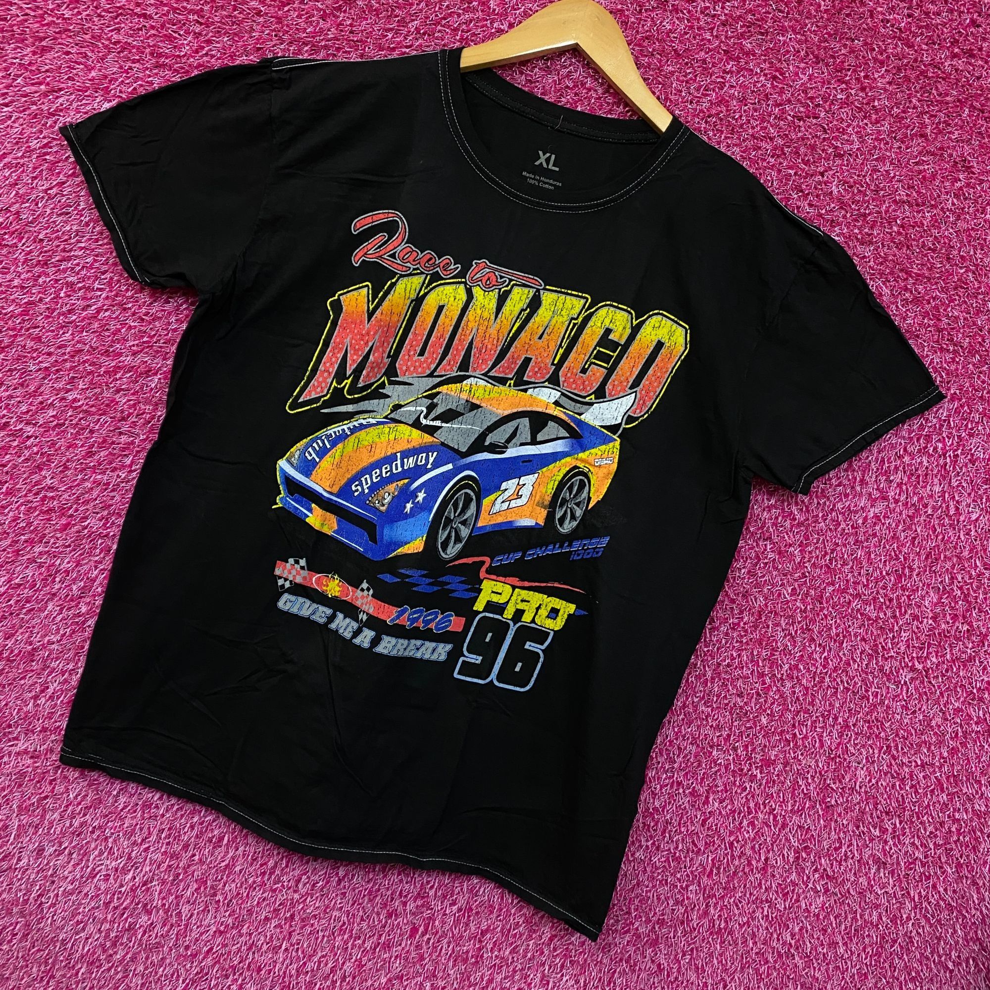 Urban Outfitters Race to Monaco Nascar Style Racing Tshirt size Extra Large Size US XL / EU 56 / 4 - 3 Thumbnail