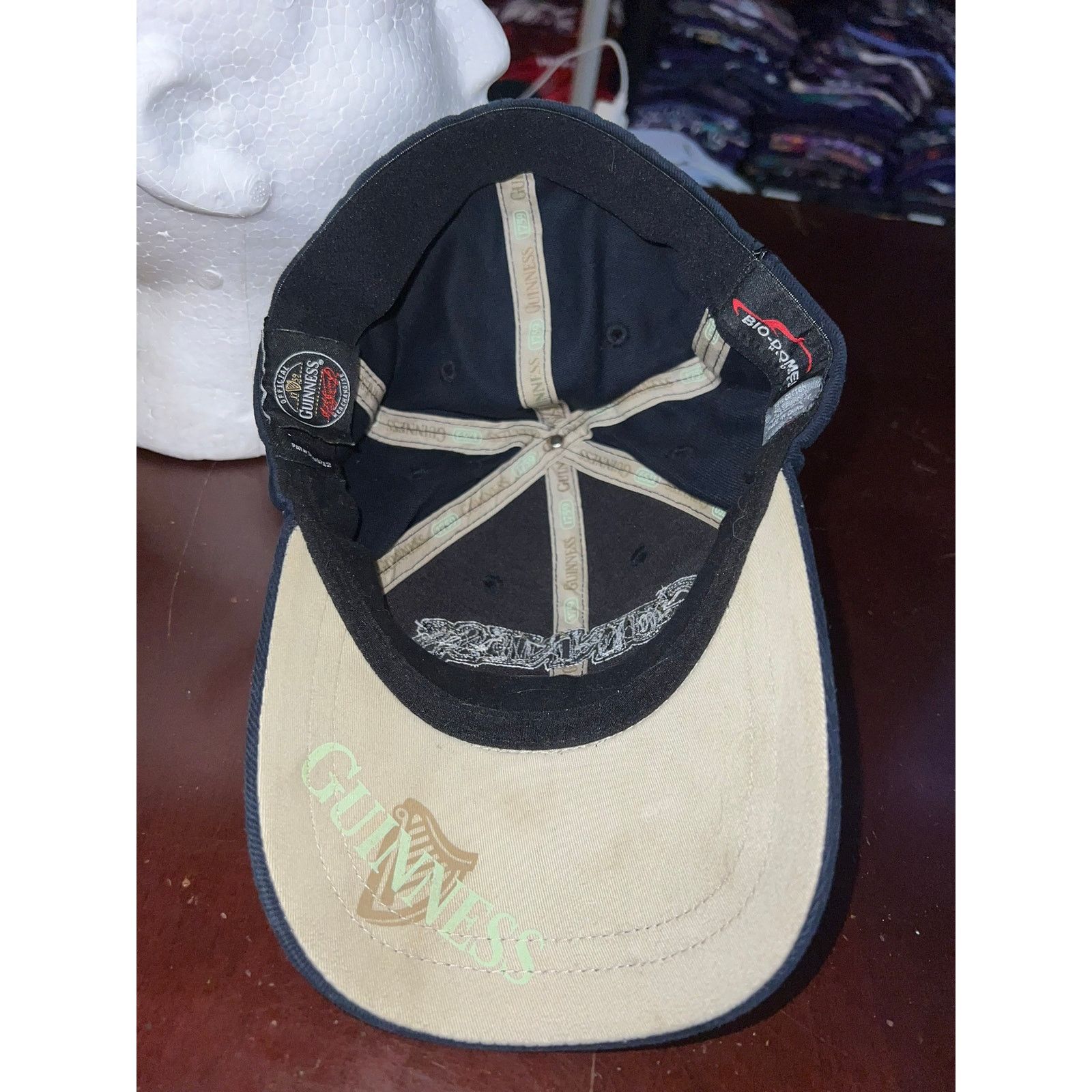 Vintage Guinness Hat Blue Alcohol Graphic Blue Baseball Style Cap Size ONE SIZE - 7 Thumbnail