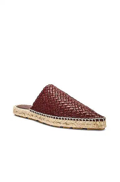 Bottega Veneta o1loc1c0824 Open Back Espadrille in Merlot Size US 7 / IT 37 - 2 Thumbnail