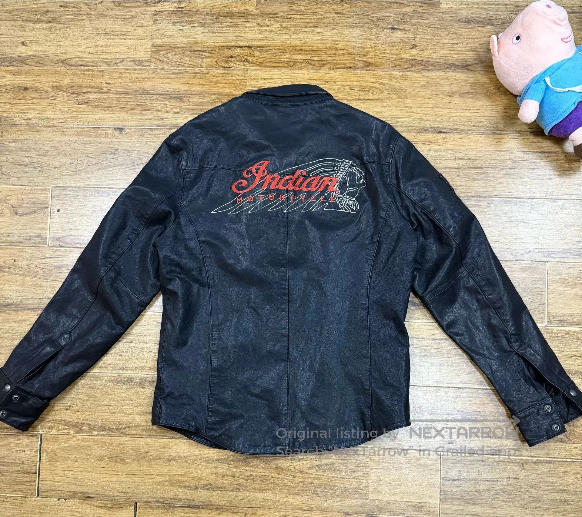 Other Indian Men’s Leather Jacket XL. Size US XL / EU 56 / 4 - 2 Thumbnail