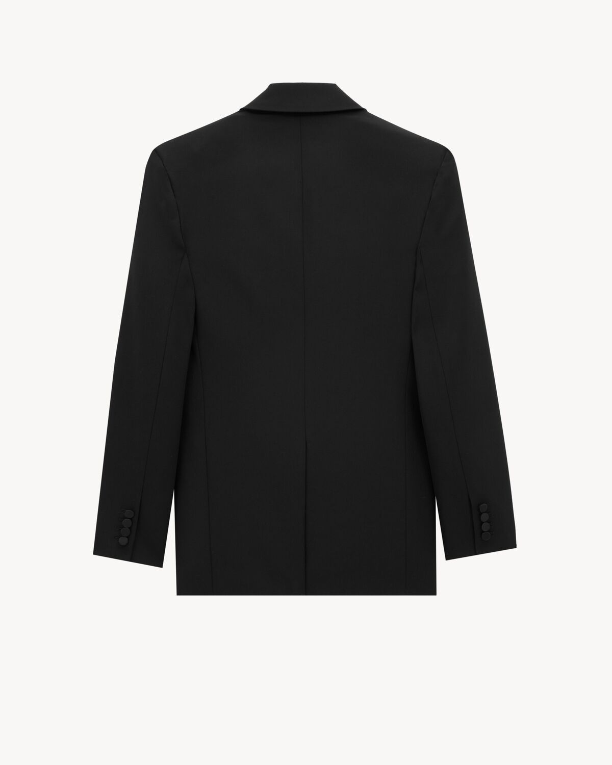 Saint Laurent Paris oc11z0126 821985 Tuxedo Jacket in Grain De Poudre in Black Size US M / EU 48-50 / 2 - 3 Thumbnail