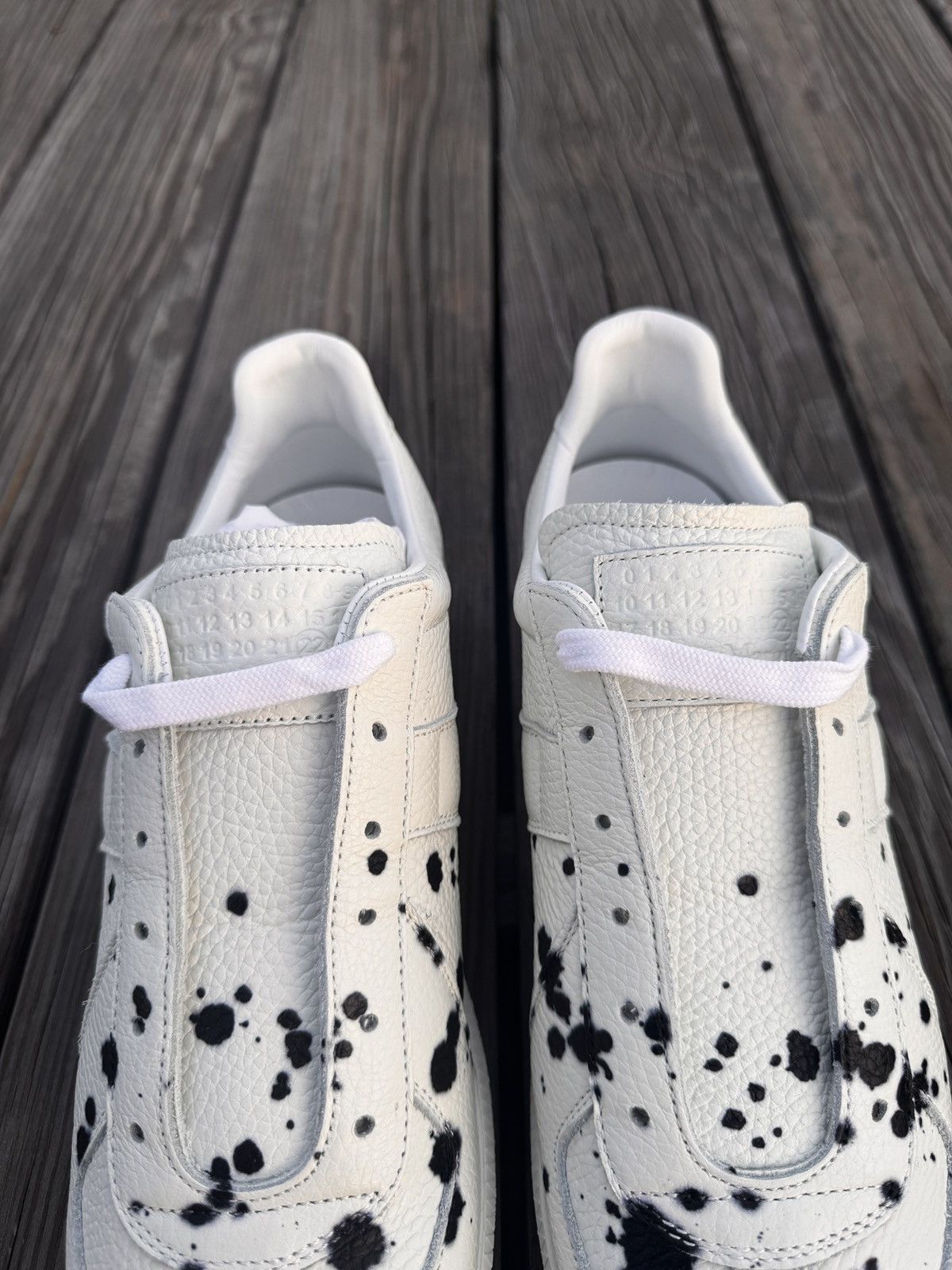 Maison Margiela Maison Margiela Paint Dotted Gats Size US 9.5 / EU 42-43 - 4 Thumbnail