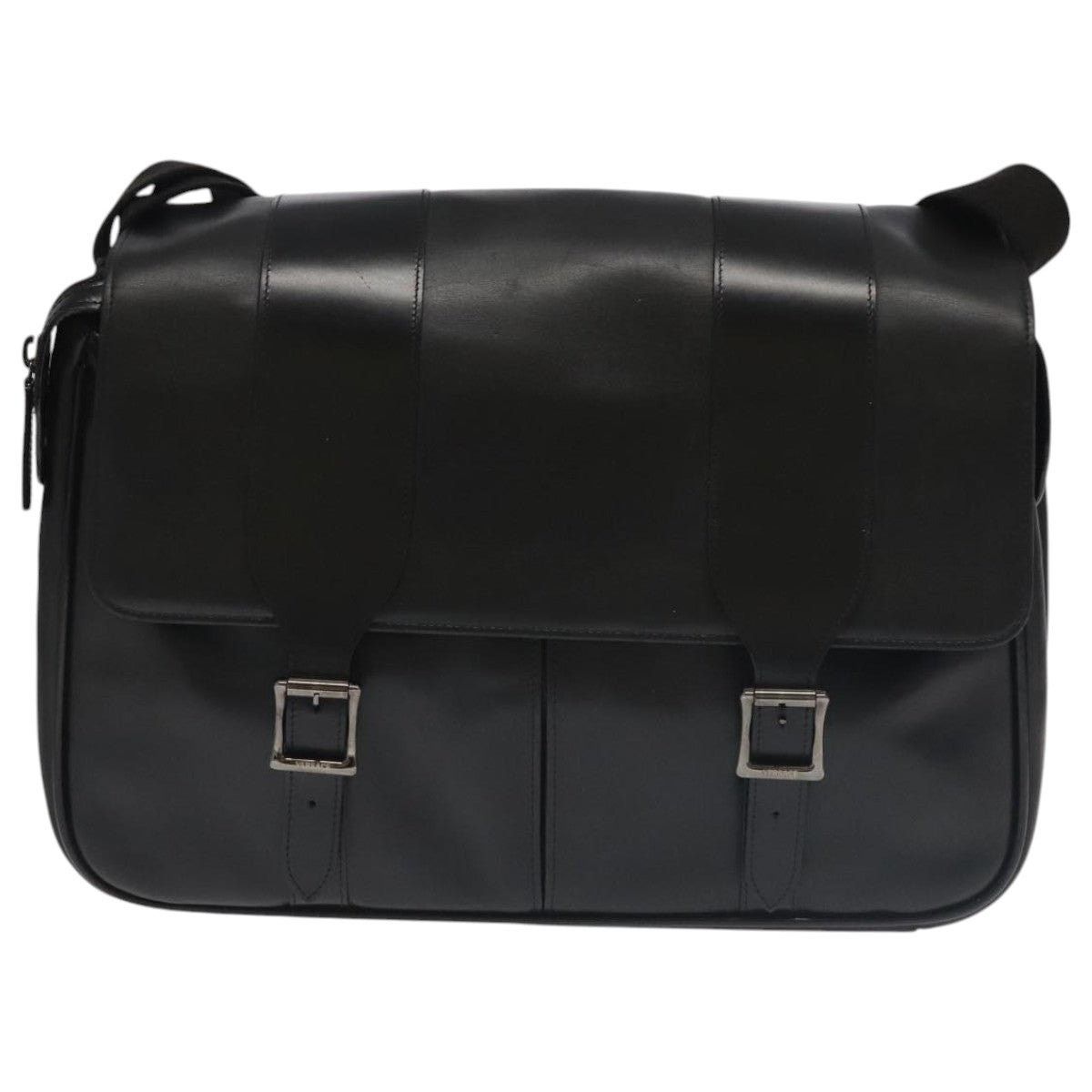 Versace Versace Shoulder Bag Leather Black Size ONE SIZE - 13 Thumbnail