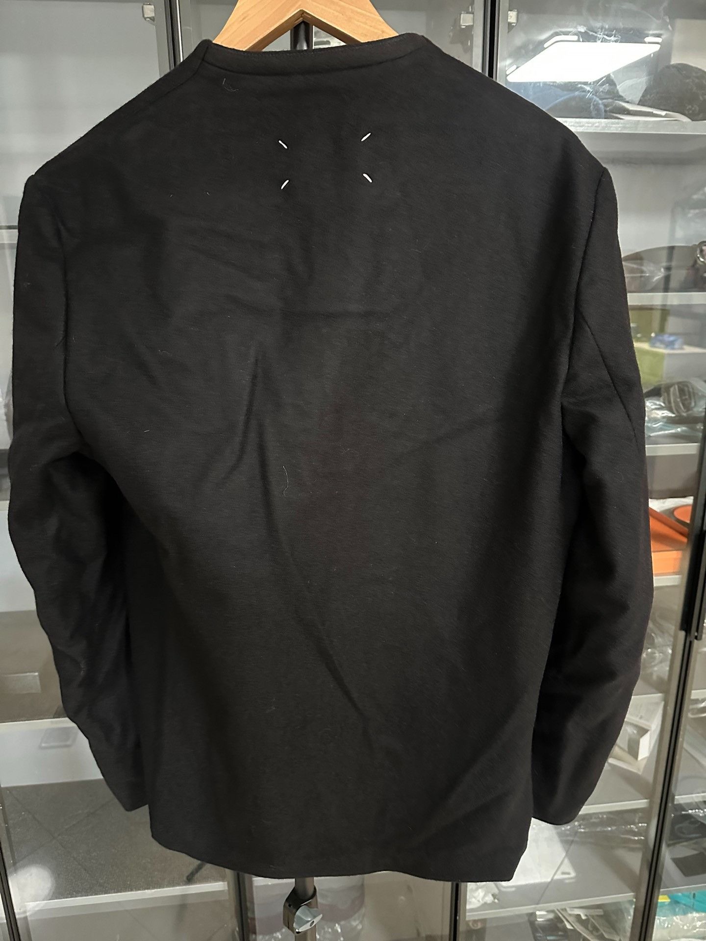 Maison Margiela Maison Margiela Collarless wool-cut suit 2501-Nextarrow Size US M / EU 48-50 / 2 - 2 Thumbnail