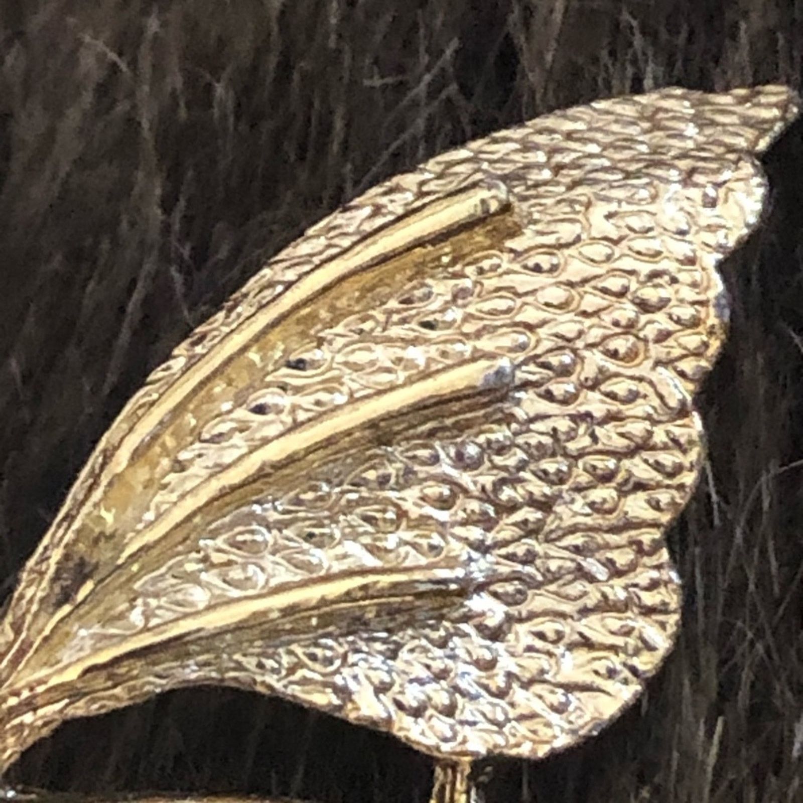 Vintage Vintage Gerrys gold butterfly stone accent brooch Size ONE SIZE - 4 Thumbnail