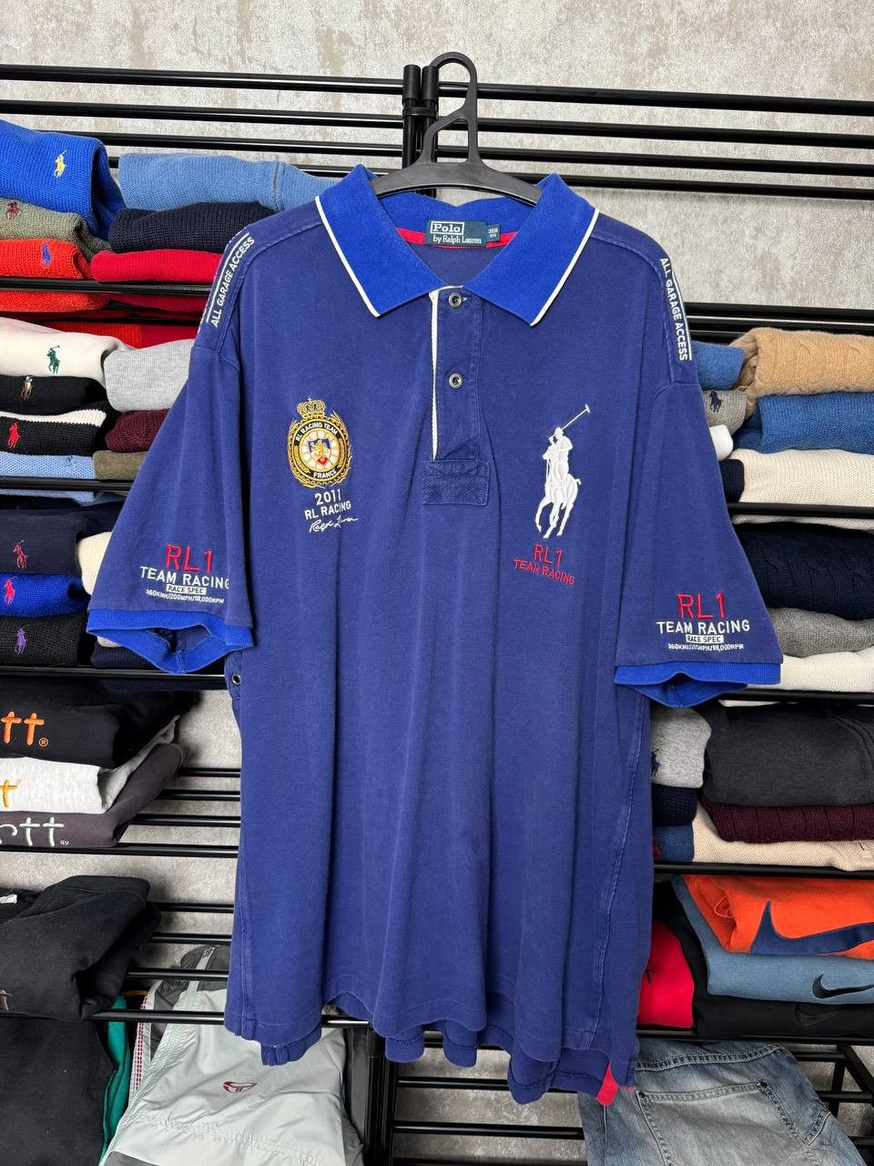 Polo Ralph Lauren Vintage Polo Ralph Lauren France Size US XXL / EU 58 / 5 - 1 Thumbnail