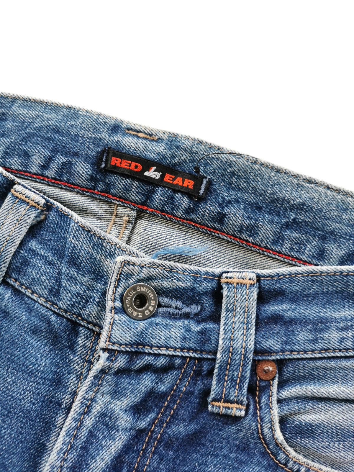 Japanese Brand × Paul Smith × Paul Smith Red Ear Paul Smith Red Ear Selvedge & Crash Crook Selvedge Size US 30 / EU 46 - 4 Thumbnail