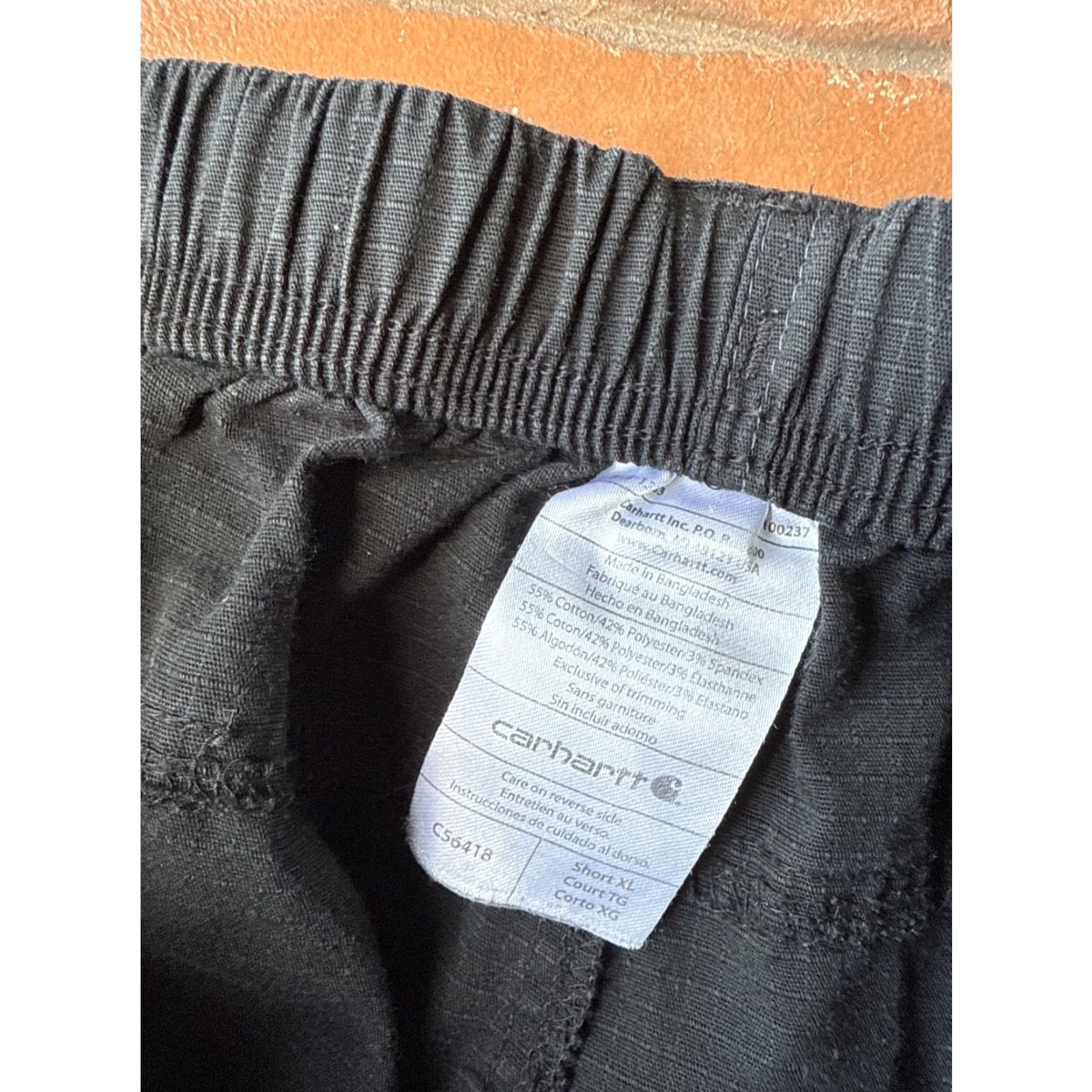 Carhartt VINTAGE Carhartt Ripstop Multi Cargo Scrub Pants XL Short Black Size US 36 / EU 52 - 2 Thumbnail