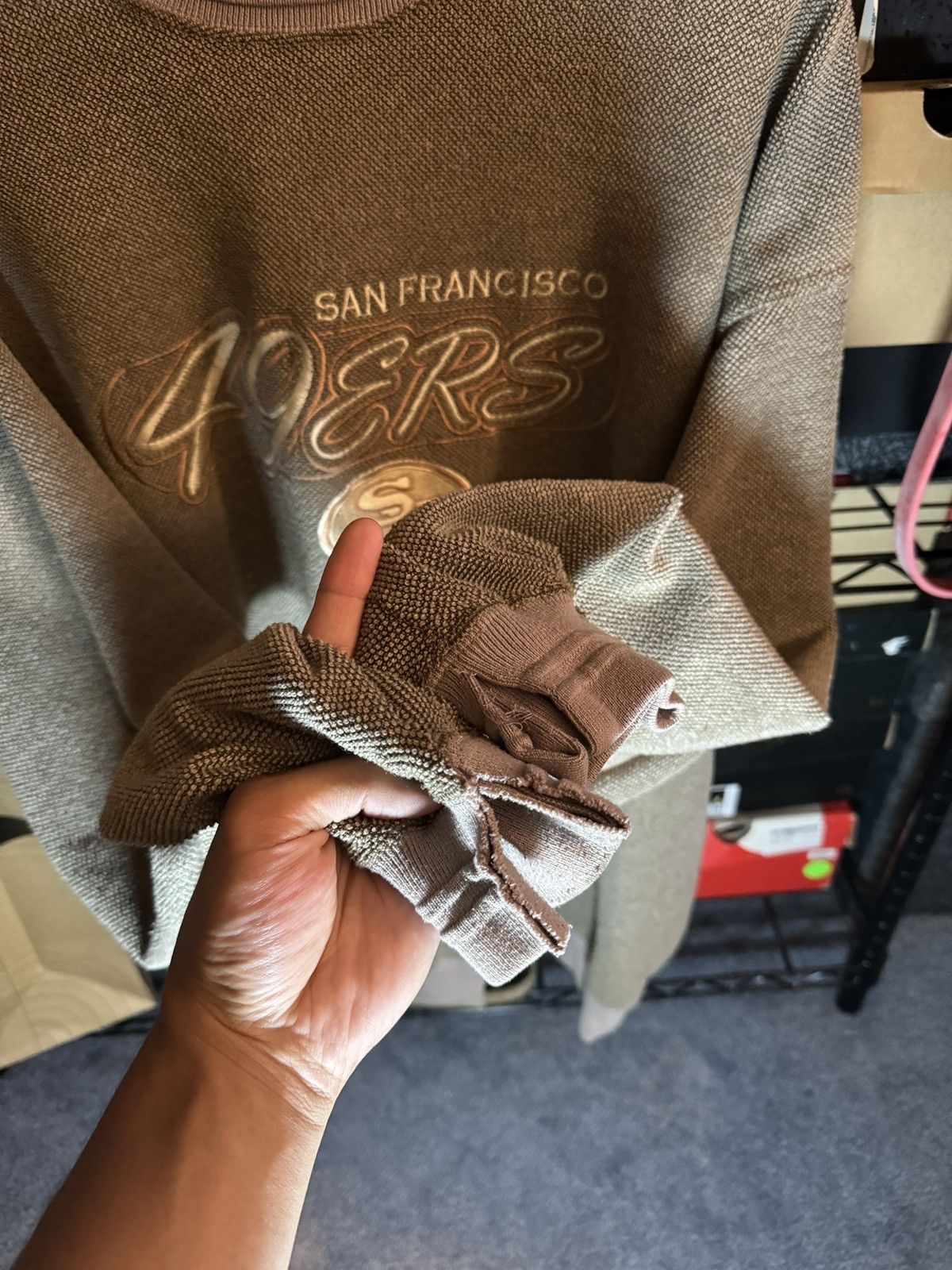 Lee Vintage Thermal Lee Sport 49ers Brown Size US XL / EU 56 / 4 - 4 Thumbnail
