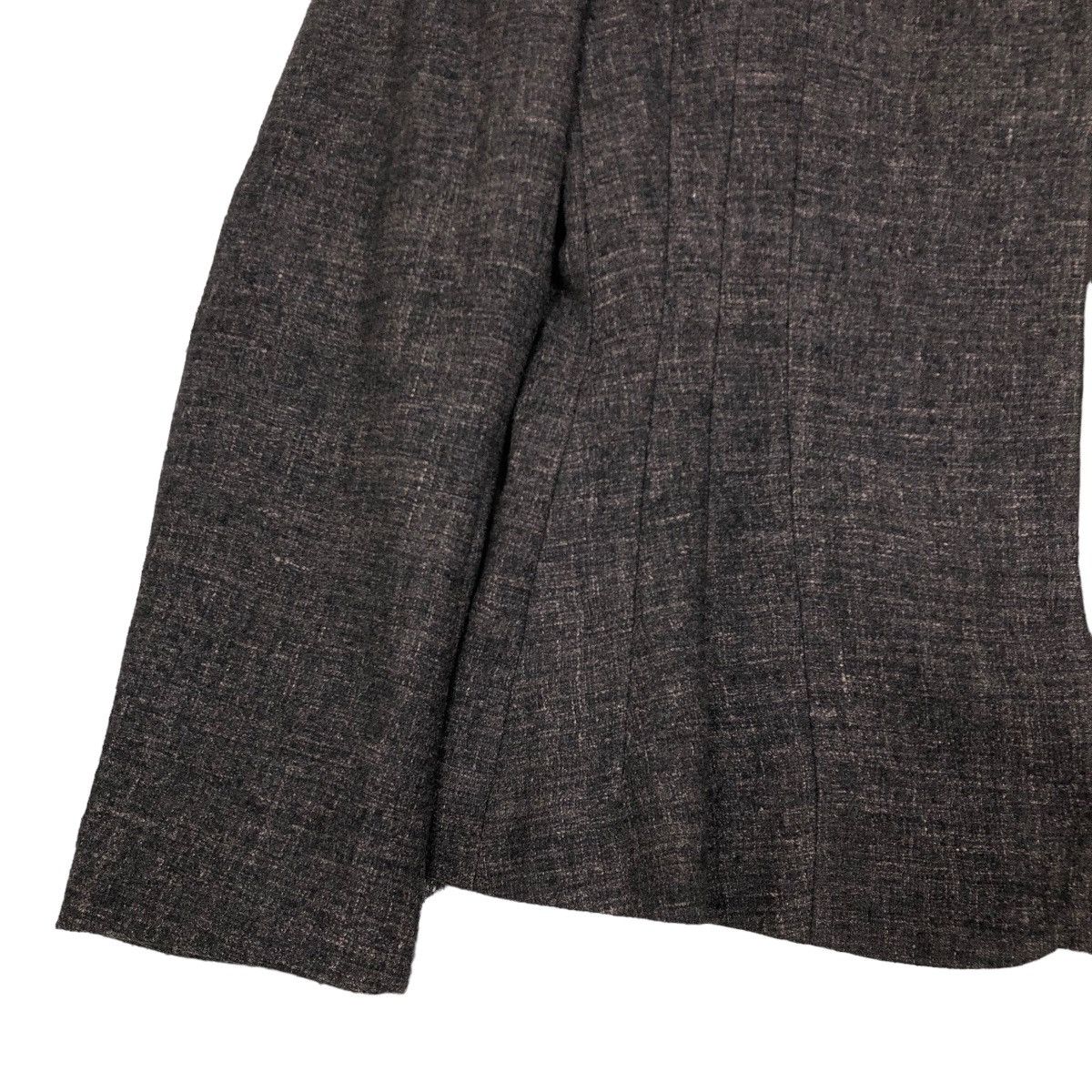 Yohji Yamamoto Vintage Yohji Yamamoto Femme 1998 A/W Cutaway Wool Jacket Size XS / US 0-2 / IT 36-38 - 4 Thumbnail
